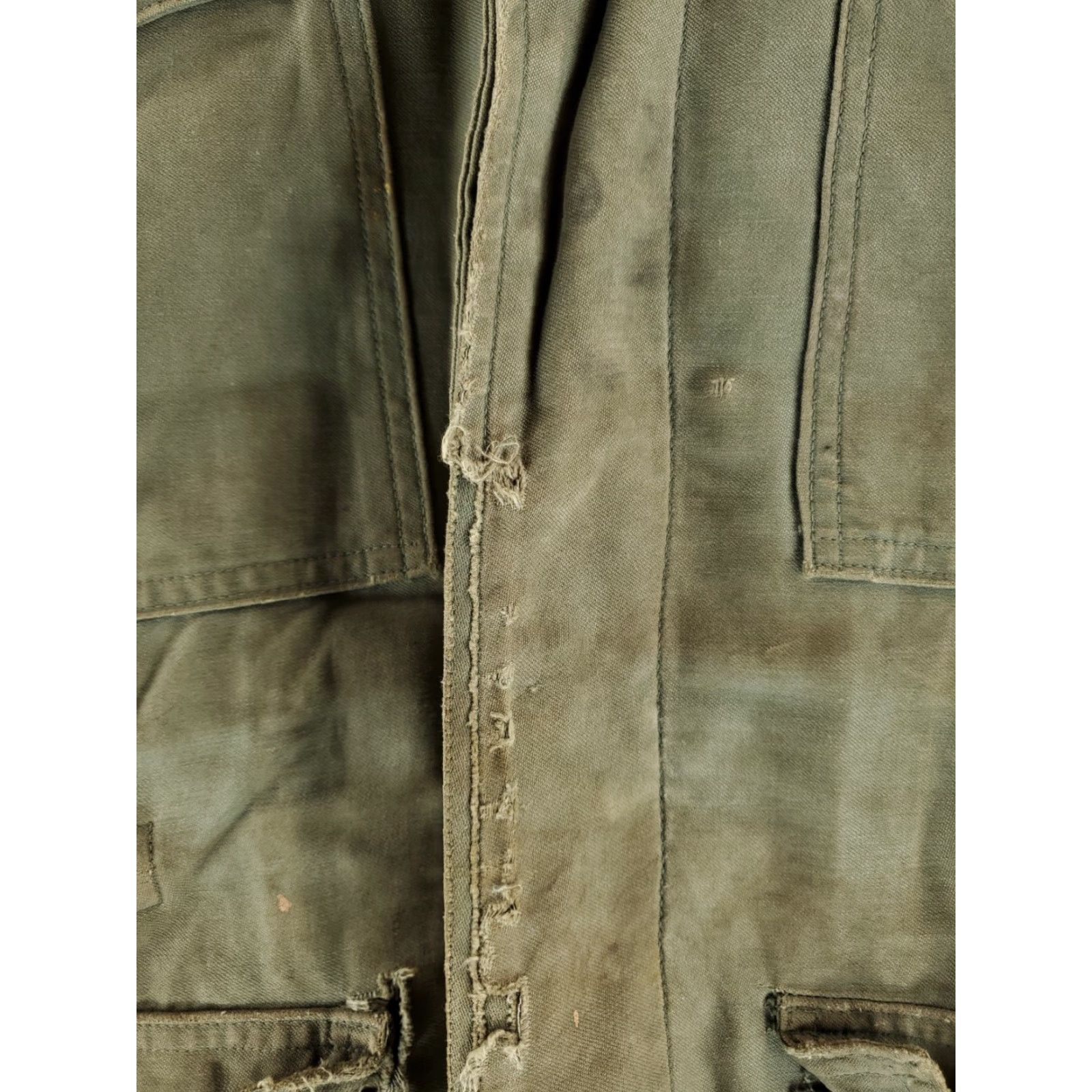 Vintage VINTAGE USAF Field Jacket Mil-J-4883B Hooded Distressed Mens Small Reg Green Jacket Size US S / EU 44-46 / 1 - 6 Thumbnail