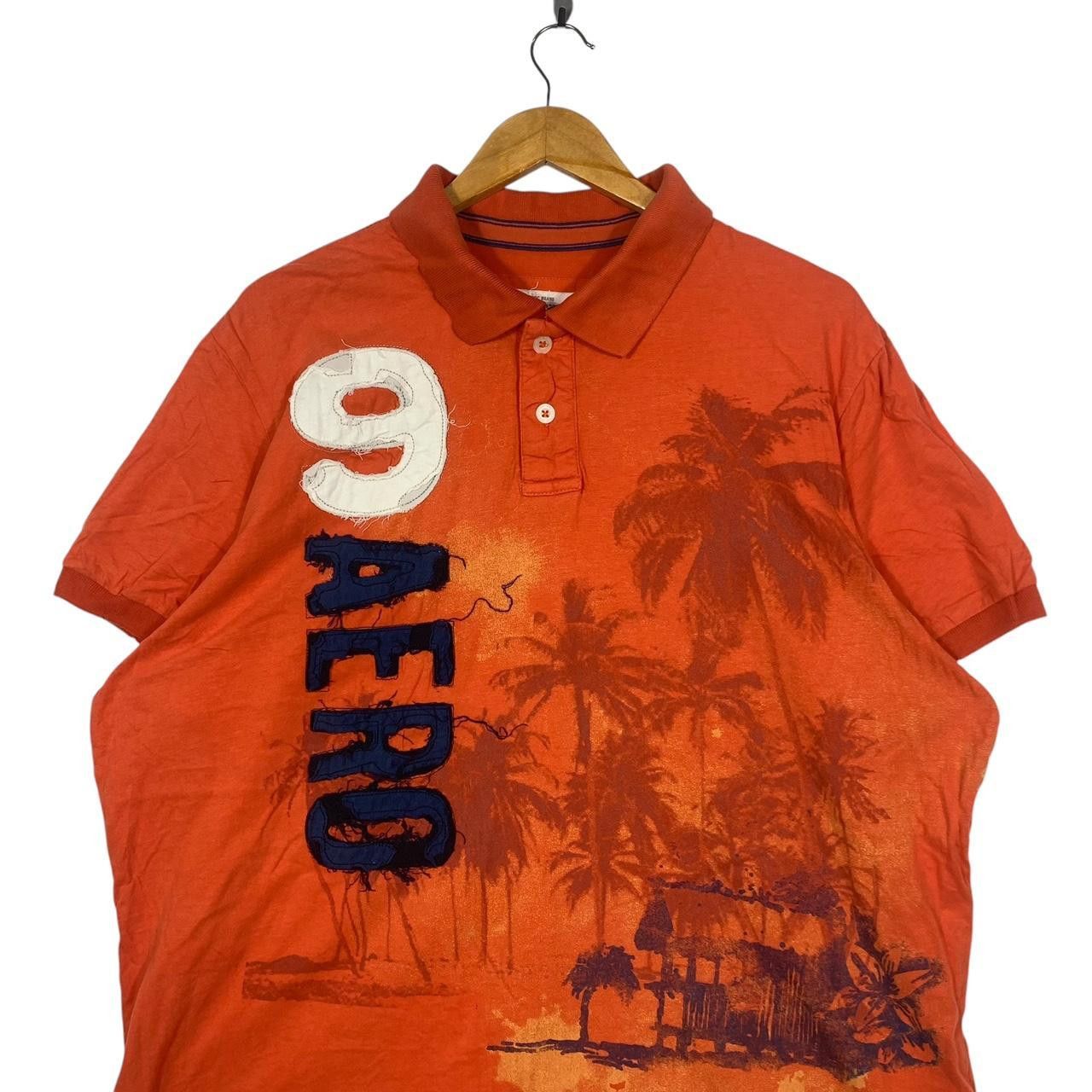 Aeropostale AEROPOSTALE HAWAII BEACH Painting Tree Polo Tee Shirt Top Size US XXL / EU 58 / 5 - 5 Thumbnail