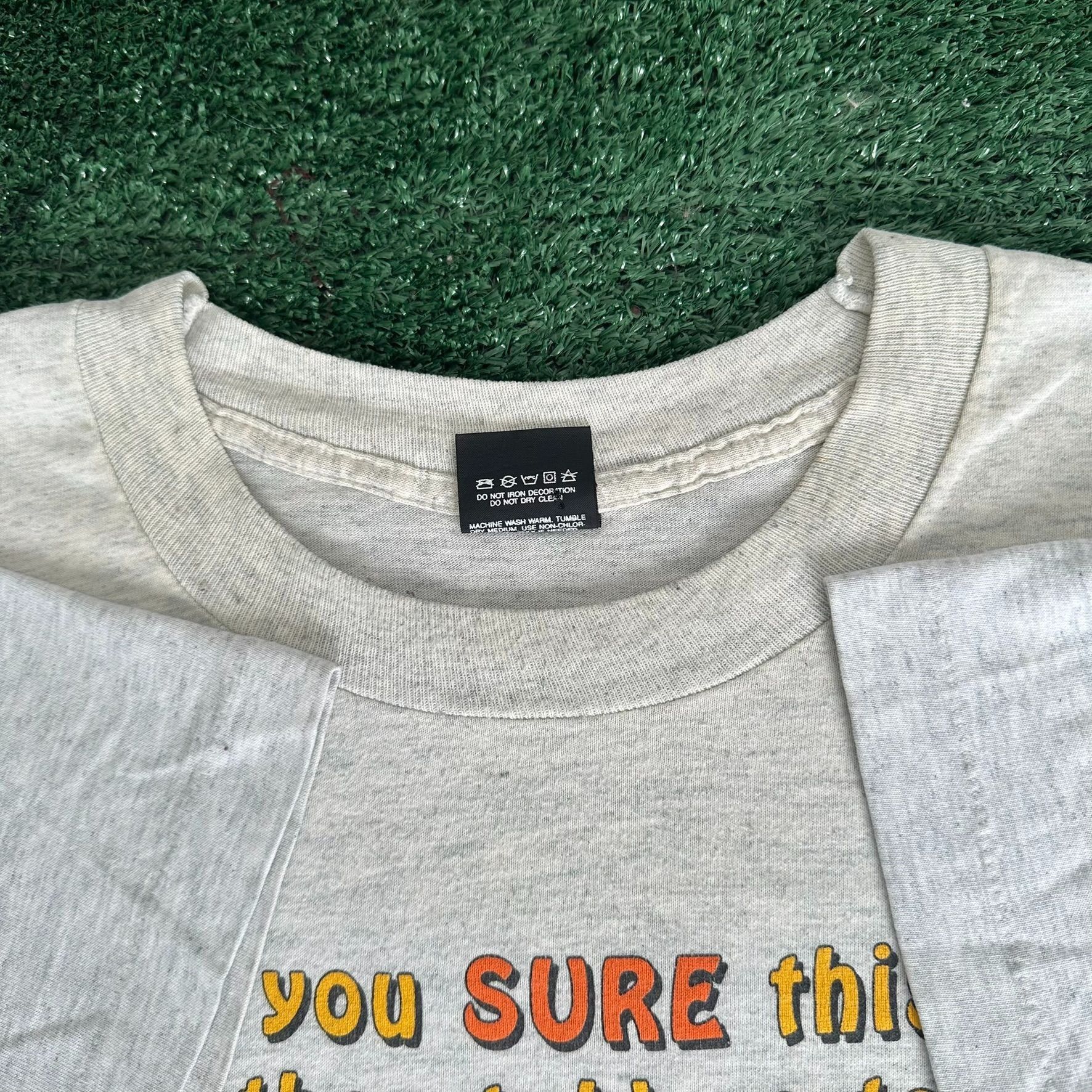 Vintage Vintage 90s Funny Fishing Cartoon T-Shirt Wisconsin Single S Size US XXL / EU 58 / 5 - 3 Thumbnail