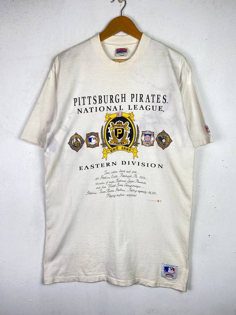 MLB vintage nutmeg mlb eastern division national league tee Size US XL / EU 56 / 4 - 1 Thumbnail