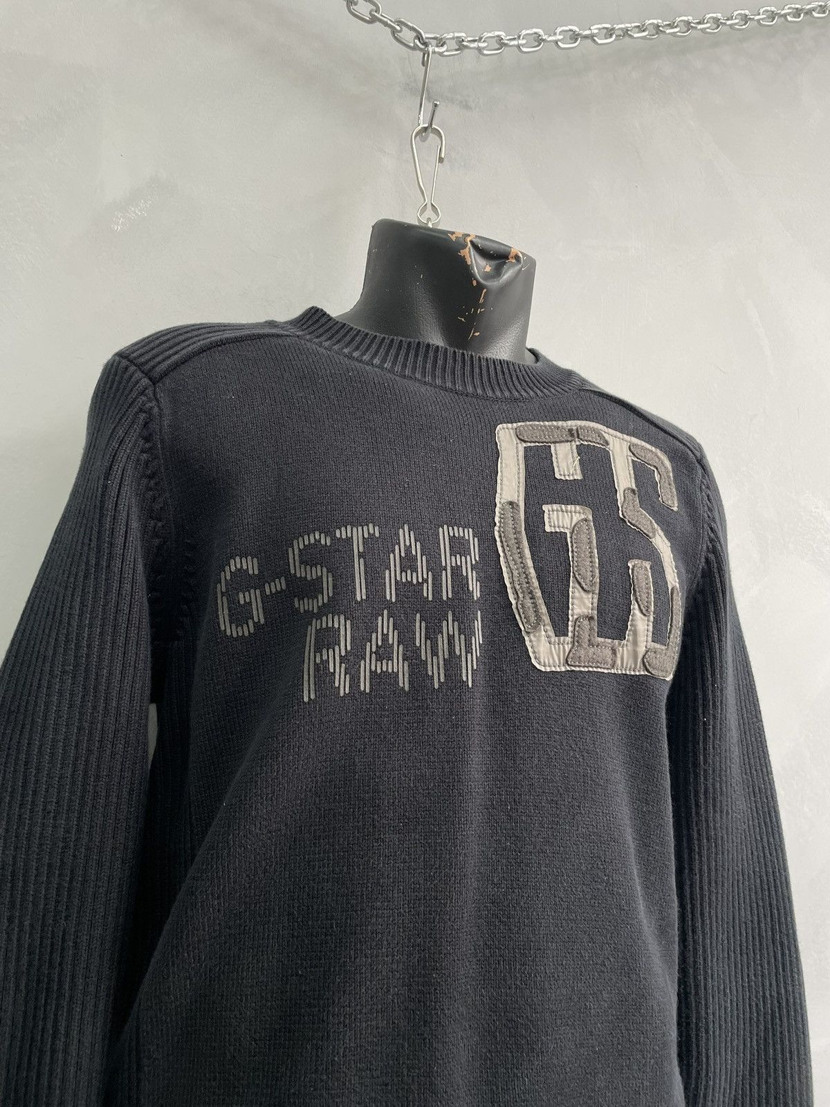 G-Star G star avant garde big logo sweater y2k Size US L / EU 52-54 / 3 - 3 Thumbnail