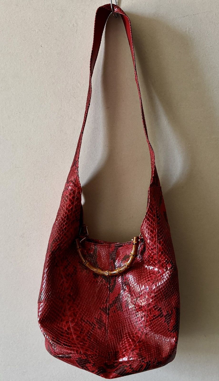 Gucci Gucci - Tom Ford - 1996 Python Bamboo - Cross Body Bag Size ONE SIZE - 22 Thumbnail