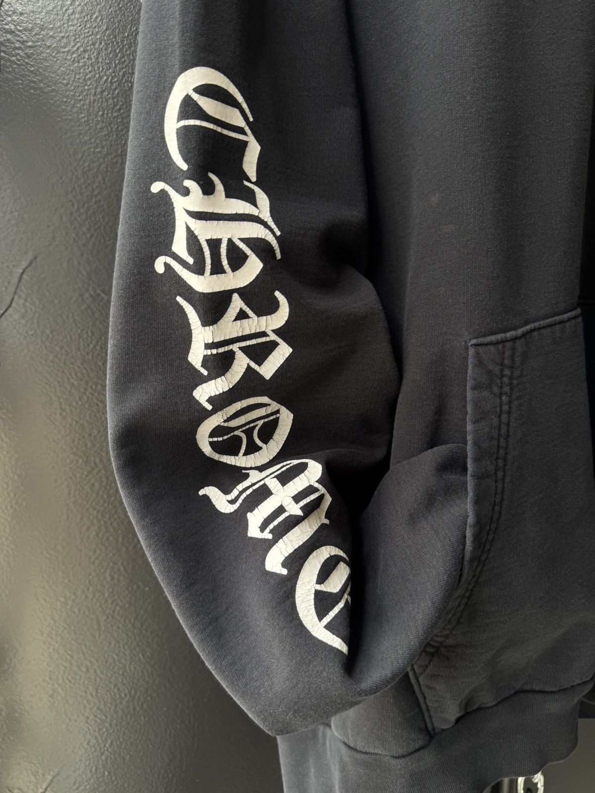 Chrome Hearts Chrome Hearts Cemetery Cross Tire Tracks Hoodie Size US XL / EU 56 / 4 - 5 Thumbnail