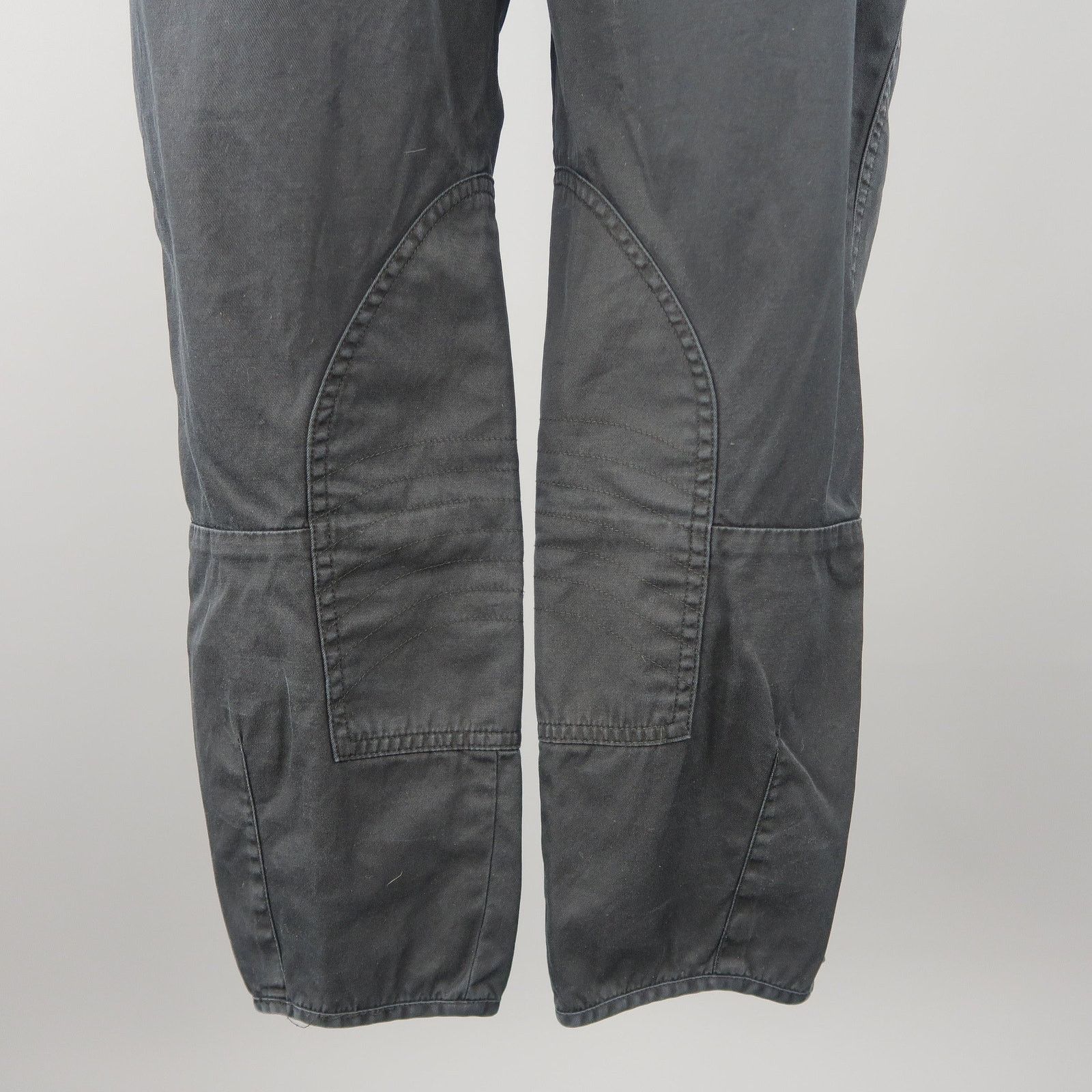 Balenciaga BALENCIAGA Size 6 Black Cotton Solid Casual Pants Size 28" / US 6 / IT 42 - 6 Thumbnail