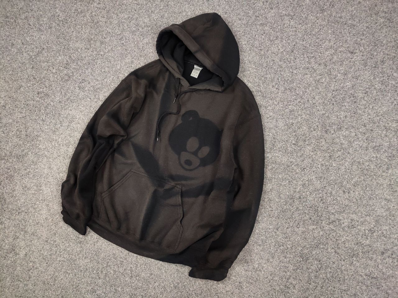 Japanese Brand Rare Vintage 90's Dropout Bear Black Sun Faded logo Hoodie Size US M / EU 48-50 / 2 - 4 Thumbnail