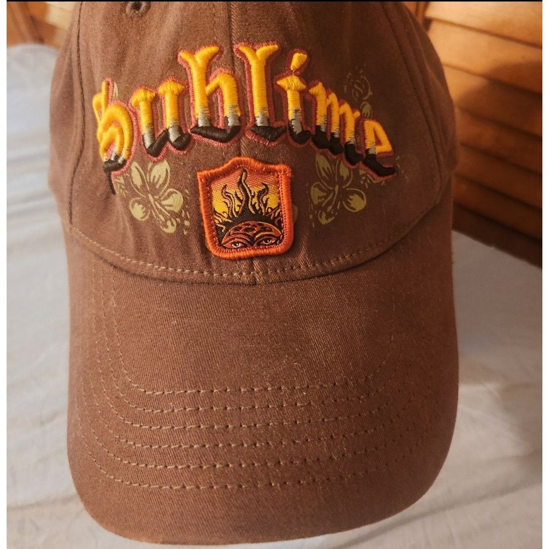 Vintage Sublime LBC Brown Bio-Domes Baseball Hat Vtg 98% Cotton 2% Size ONE SIZE - 1 Thumbnail