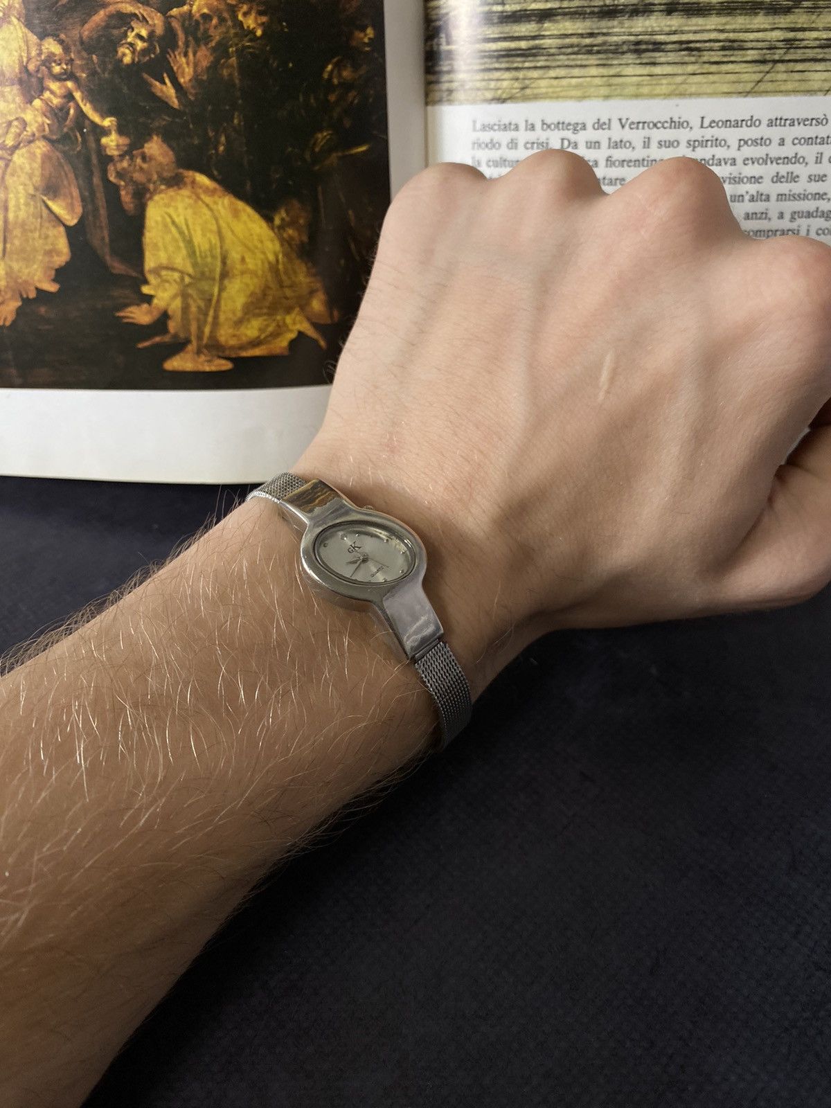 Jewelry Rare Retro Vintage Watch - Silver Milanese Mesh Bracelet Size ONE SIZE - 2 Thumbnail