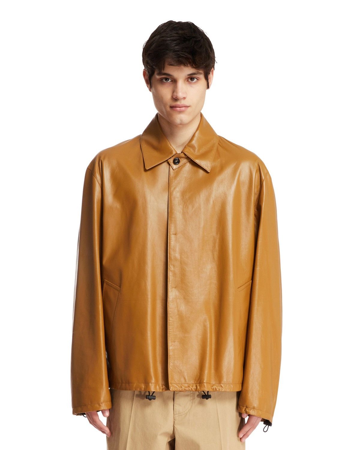 Bottega Veneta 💥$8.3K VALUE💥 Brown Leather Jacket Size US M / EU 48-50 / 2 - 1 Thumbnail