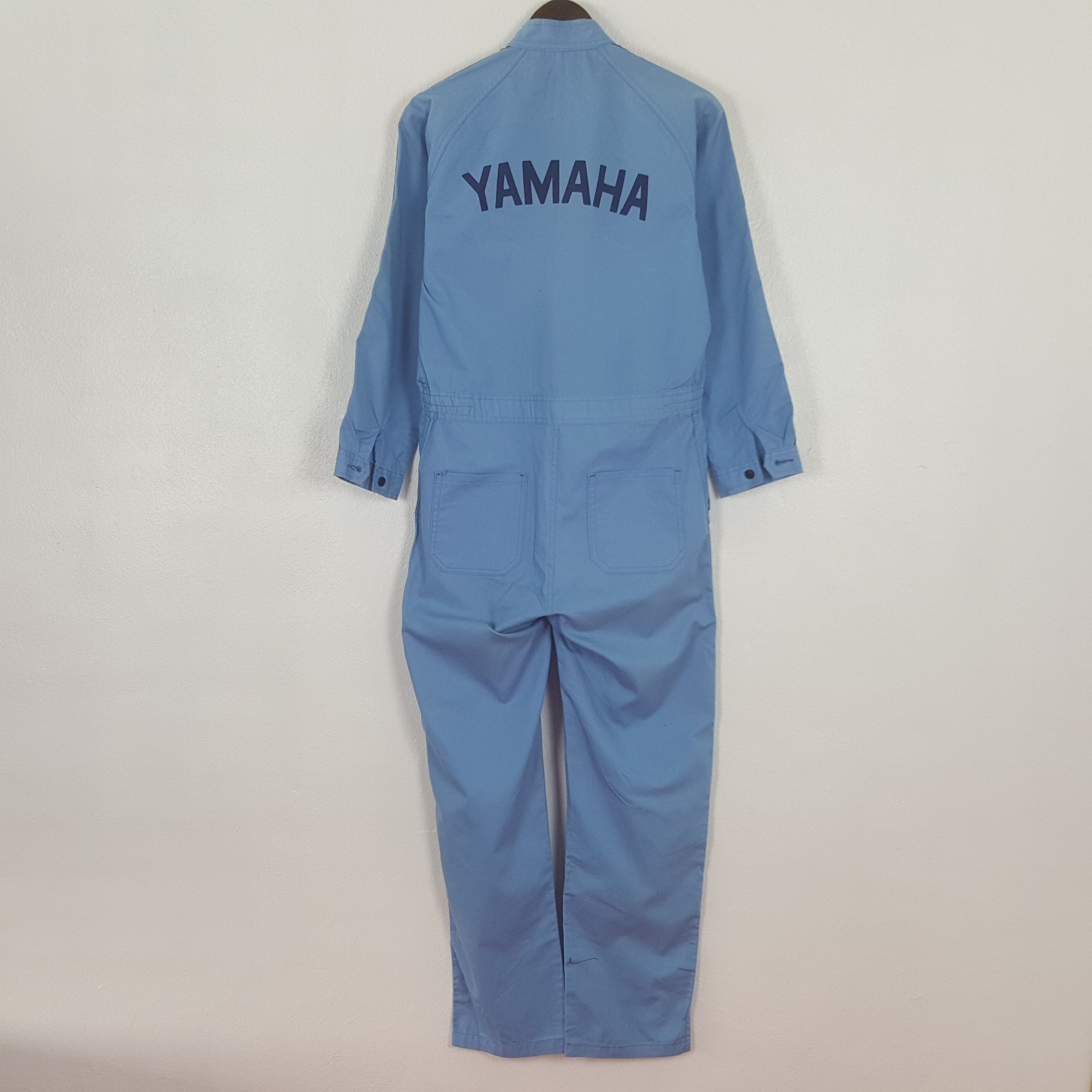 Yamaha Vintage Yamaha Racing Worker Coverall Jumpsuit Jacket Size US S / EU 44-46 / 1 - 1 Thumbnail