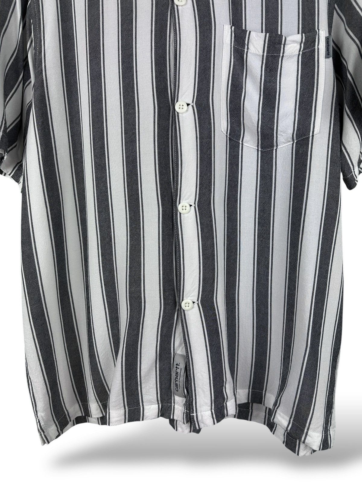 Carhartt Wip Carhartt WIP Esper Striped Shirt Short Sleeve Viscose Pocket Size US S / EU 44-46 / 1 - 7 Thumbnail
