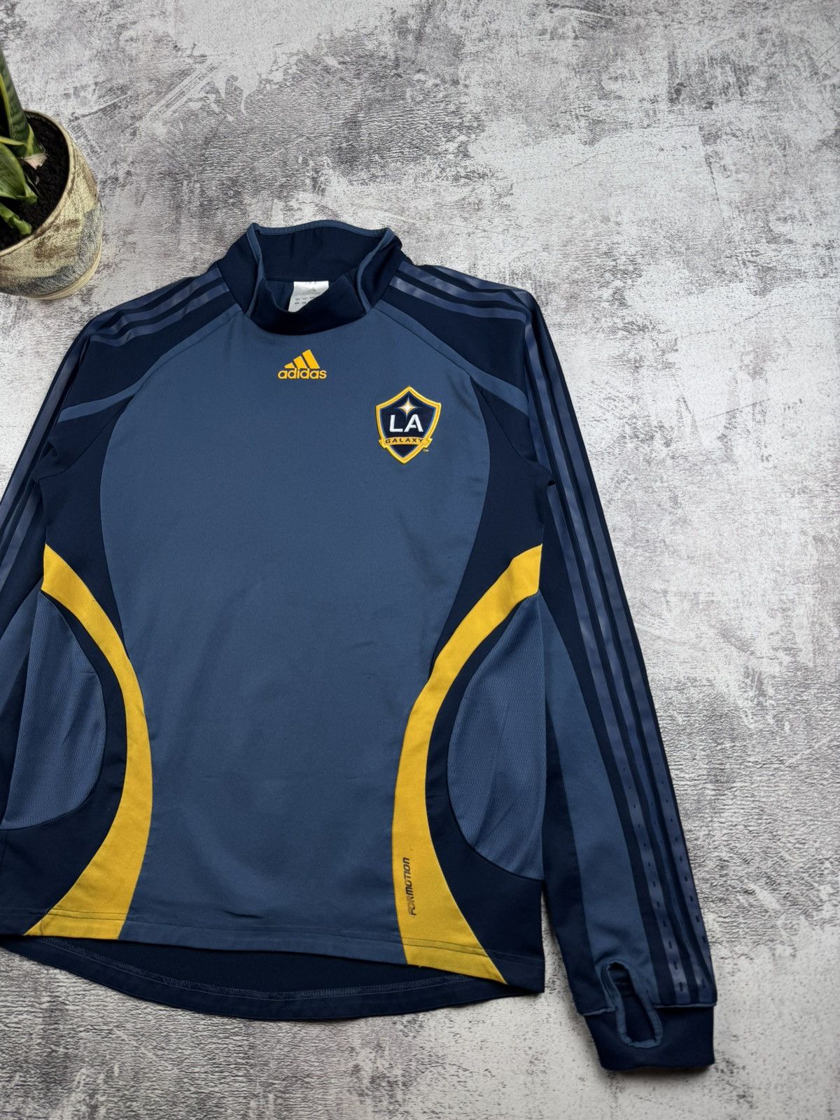 Other LA Galaxy Adidas Long Sleeve Soccer Football Training T Shirt Jersey Kit Size US M / EU 48-50 / 2 - 3 Thumbnail