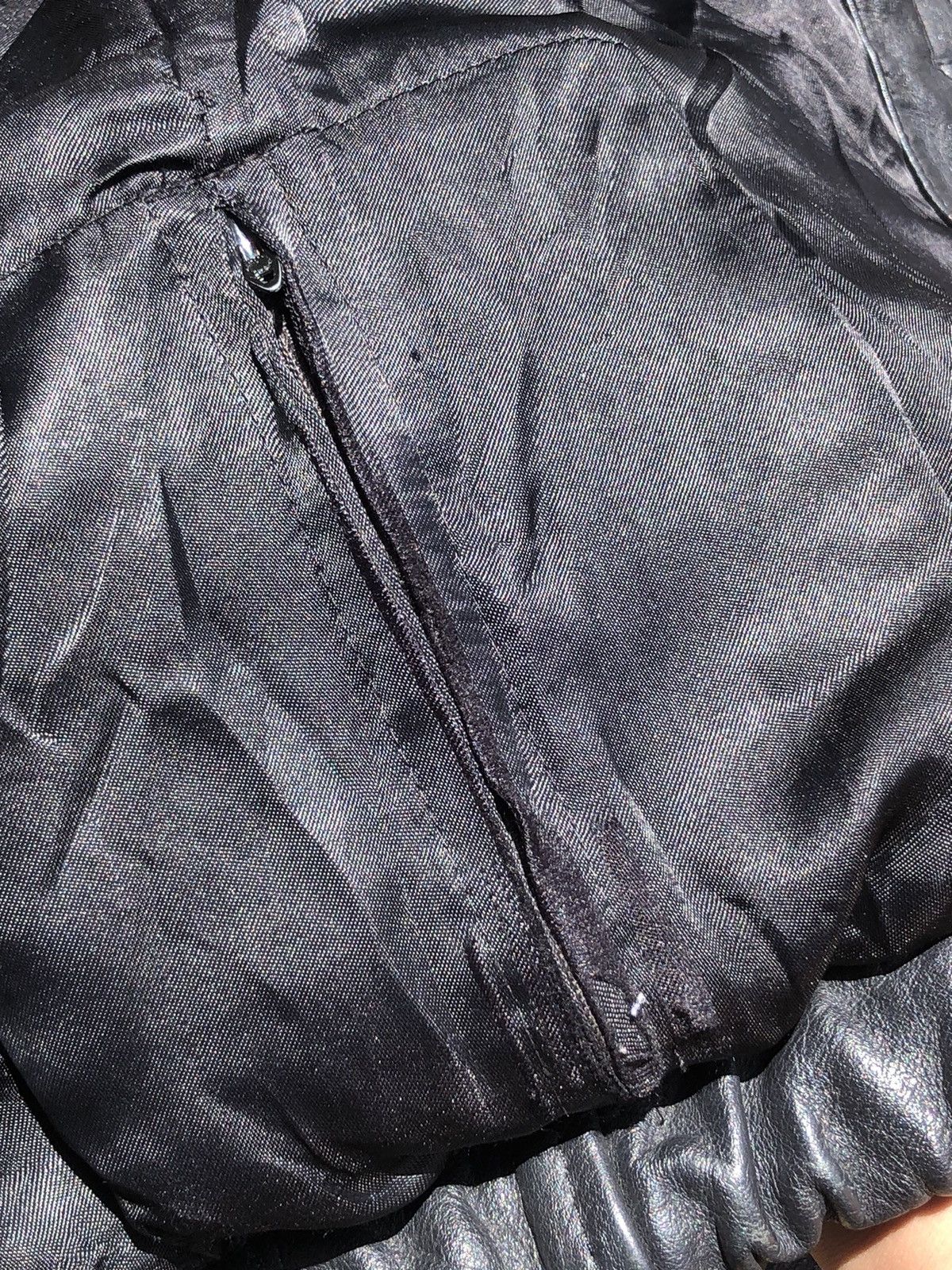 Leather 70~80s French Air Force type Leather Jacket Size US L / EU 52-54 / 3 - 18 Thumbnail