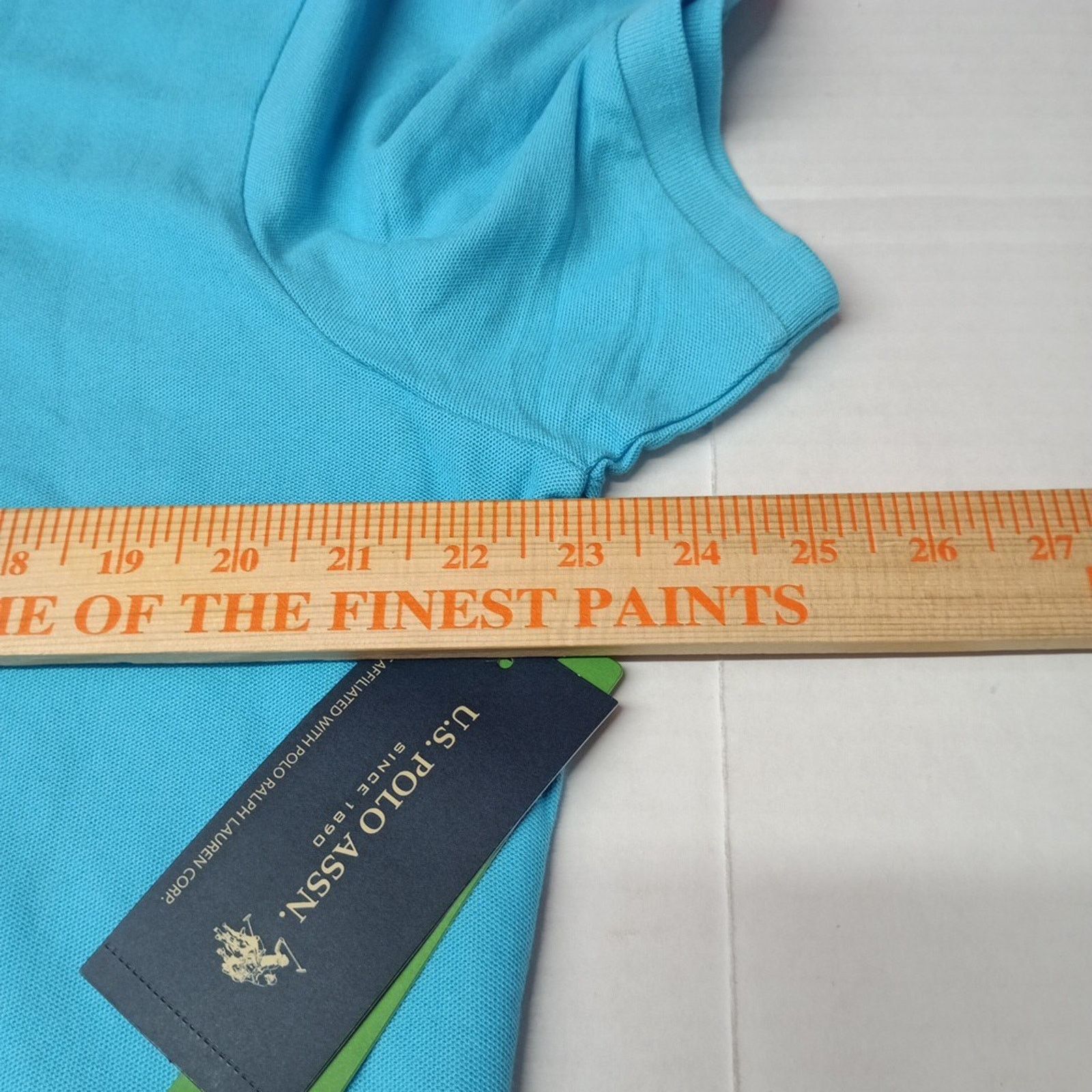 U.S. Polo Assn. U.S. Polo Assn. Polo Shirt Men's Size L River Blue Stretch Size US L / EU 52-54 / 3 - 5 Thumbnail