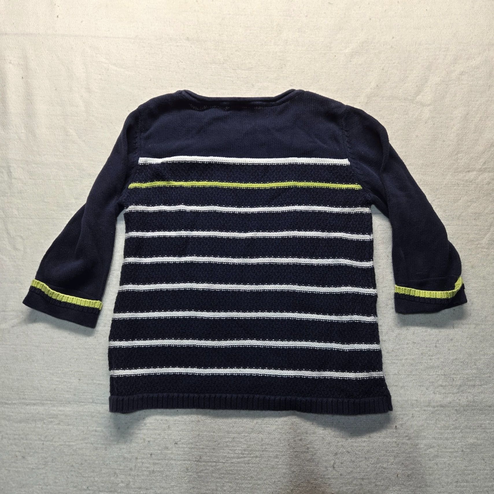Vintage Christopher & Banks Blue Striped Long Sleeve Sweater Adult Women's XL Size Pullover Shirt? Size XL / US 12-14 / IT 48-50 - 8 Thumbnail