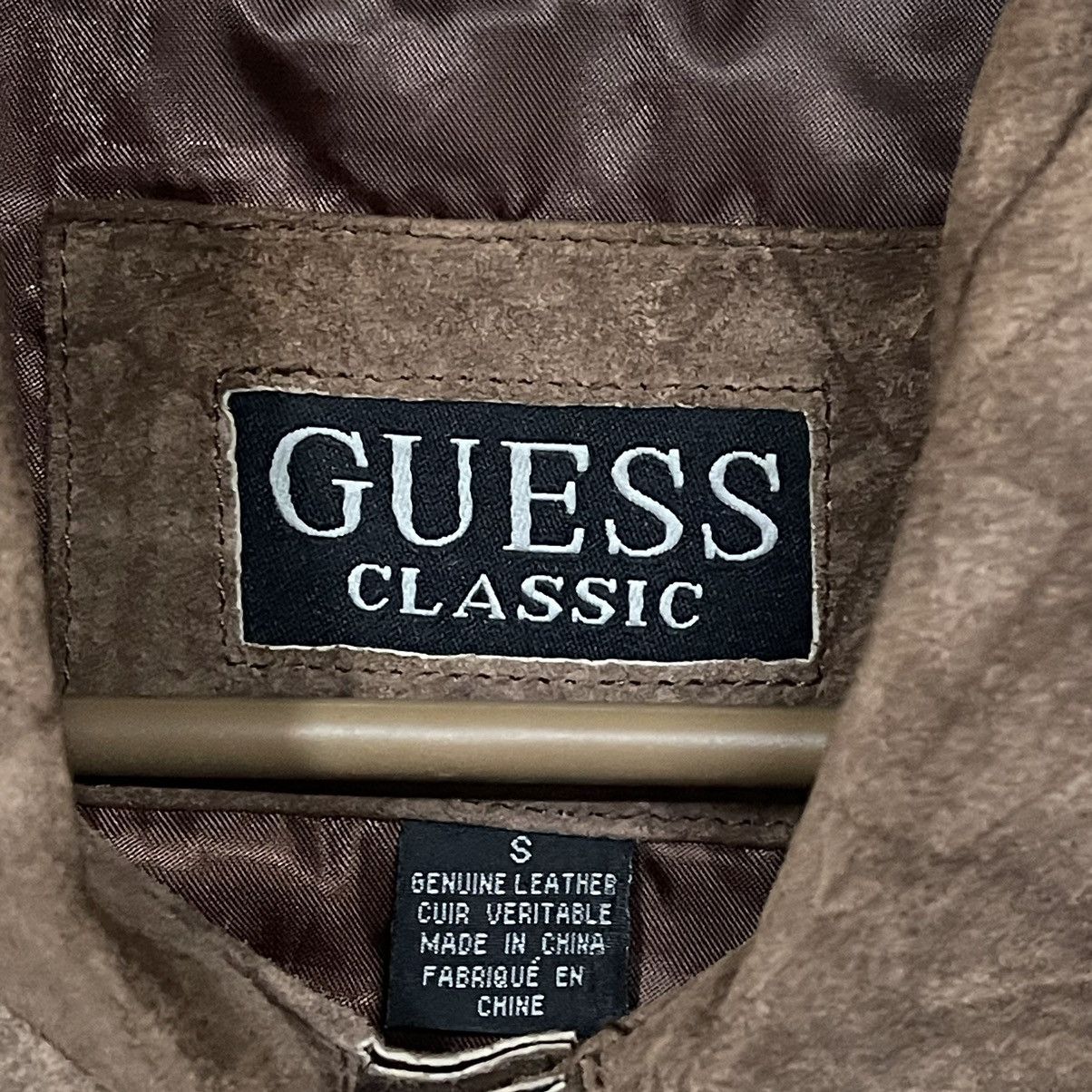 Genuine Leather × Guess × Vintage Vintage GUESS Classic Genuine Leather Shirt Size US S / EU 44-46 / 1 - 6 Thumbnail