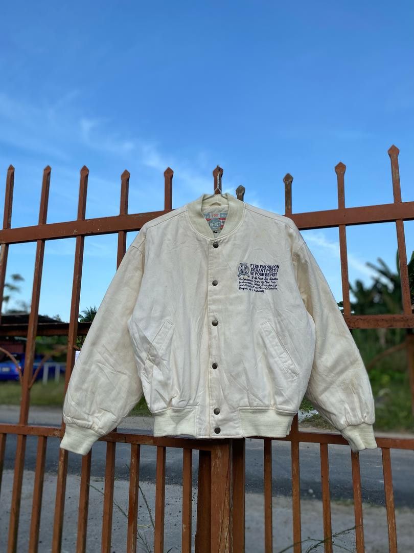 Japanese Brand VINTAGE 🔥 BE HOT BOMBERS JACKET STYLE Size US S / EU 44-46 / 1 - 1 Thumbnail