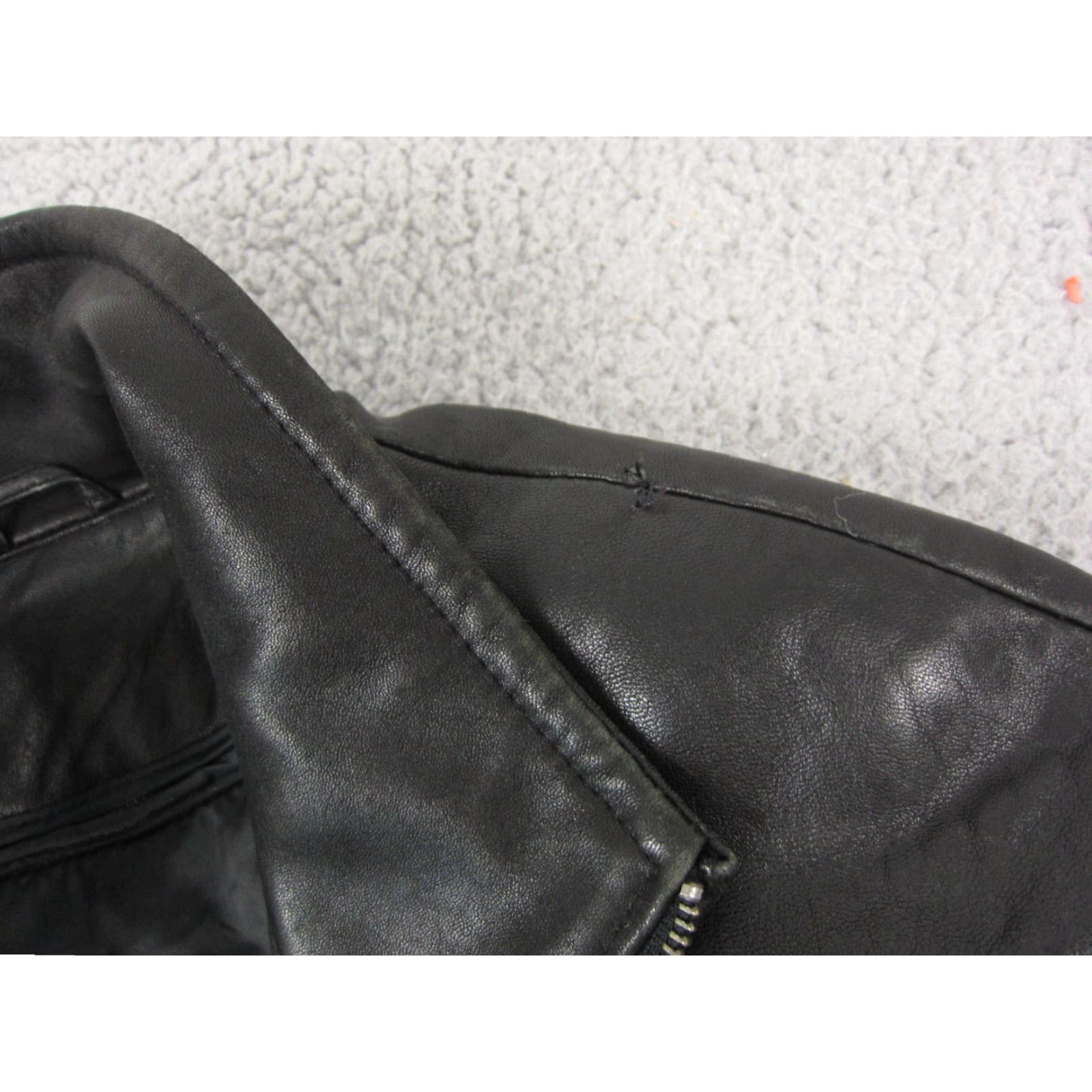 Vintage VINTAGE Tibor Jacket Womens S Black Full Zip Motorcycle Jacket 90s Ladies Womens Zip Size S / US 4 / IT 40 - 6 Thumbnail