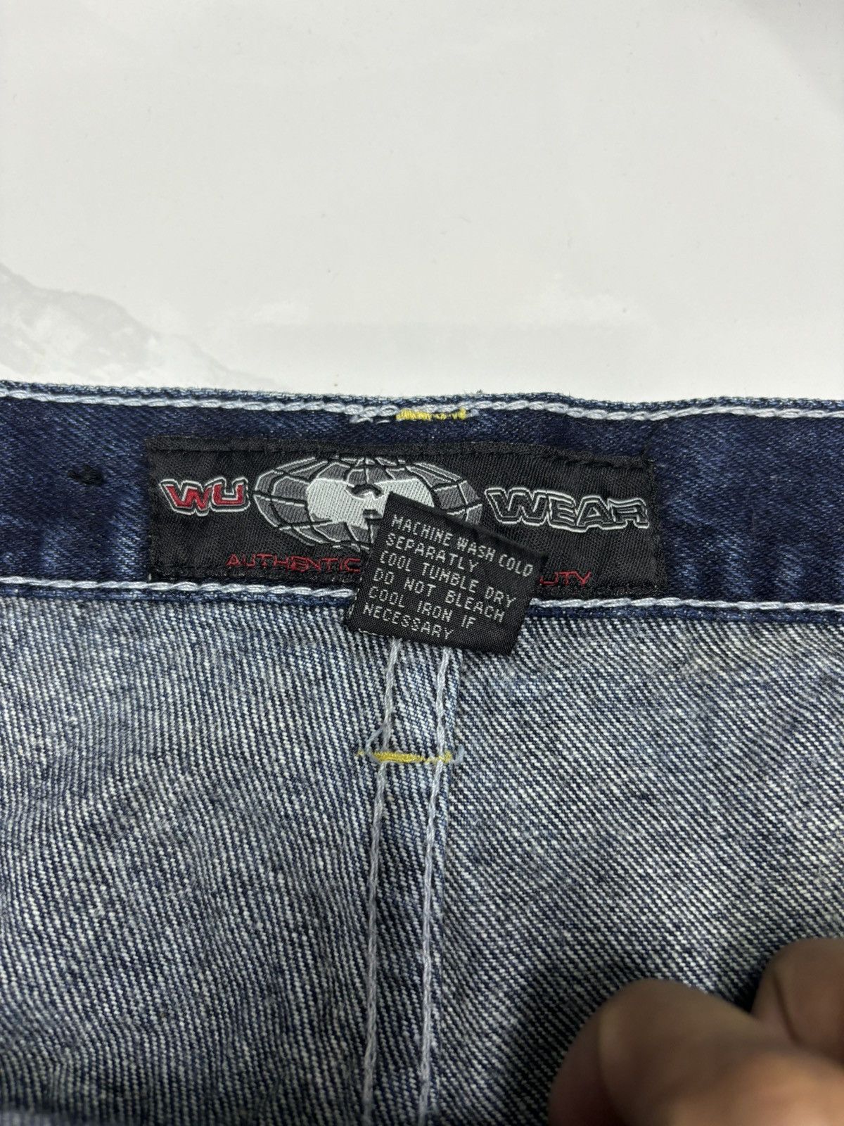 JNCO × Wu-Tang Clan 🔥WU WEAR BAGGY DENIM HIP HOP SKATER BAGGY JEANS Size US 34 / EU 50 - 10 Thumbnail