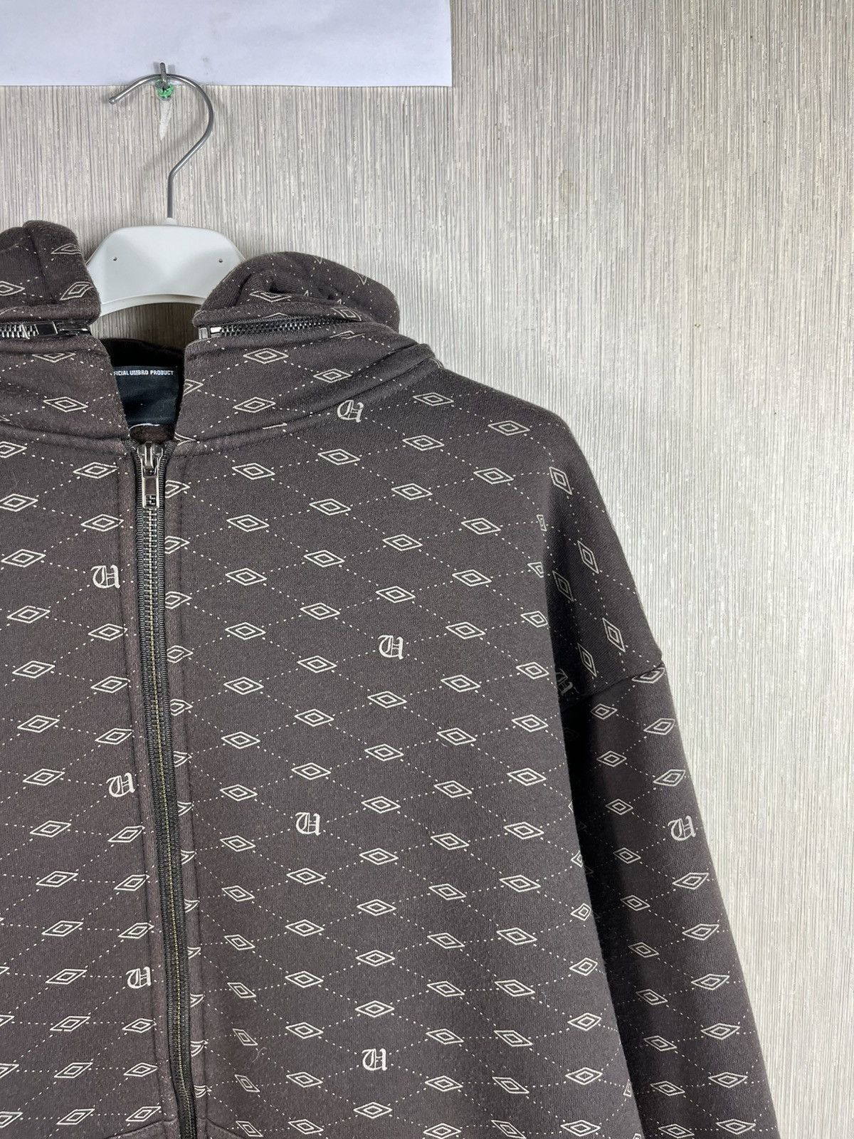 Umbro × Vintage Vintage Umbro y2k monogram logo hoodie sweatshirt zip hood Size US M / EU 48-50 / 2 - 4 Thumbnail