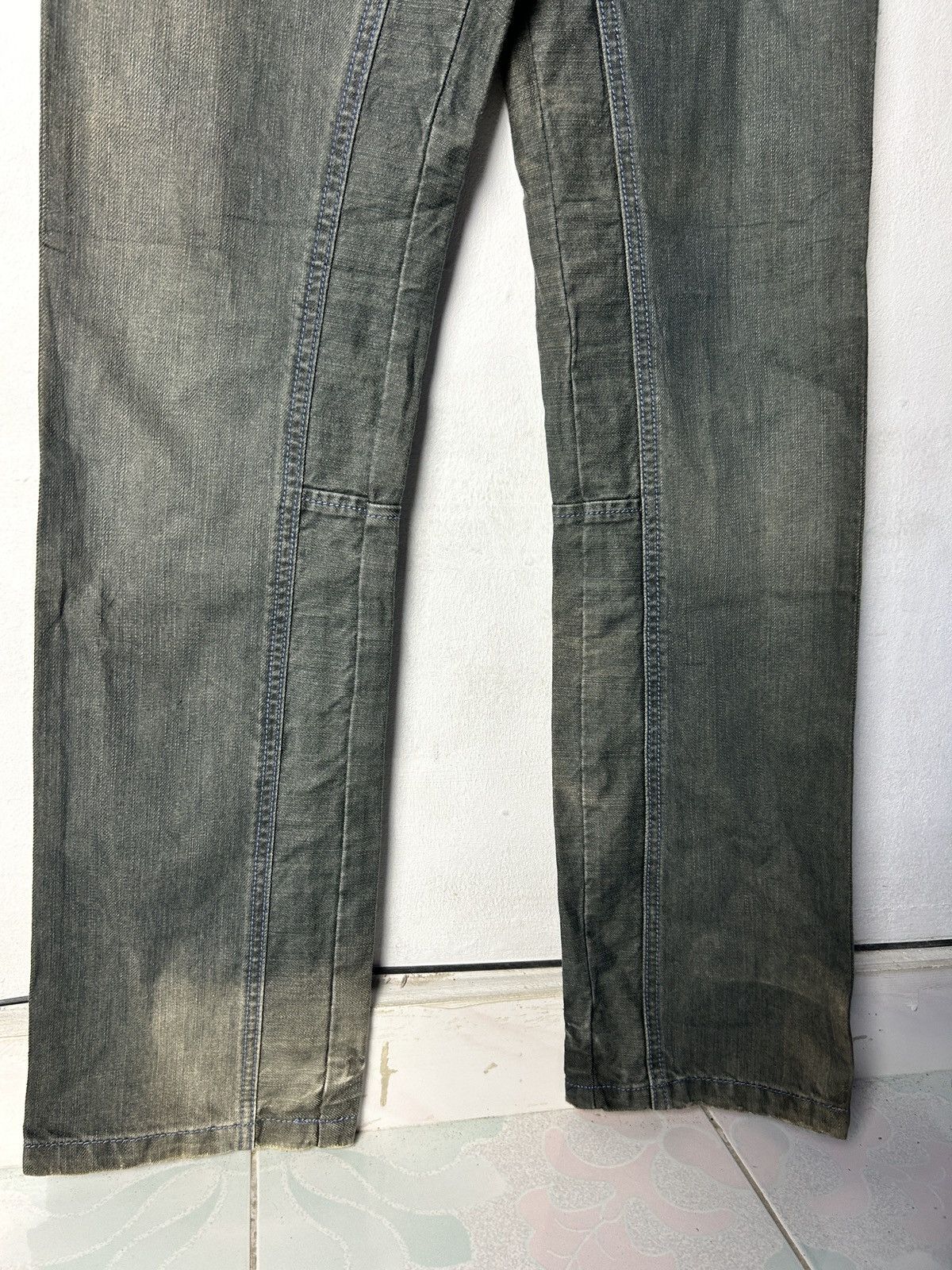 If Six Was Nine Japanese brand CUI SHOU punk grunge skull distressed jeans Size US 28 / EU 44 - 6 Thumbnail