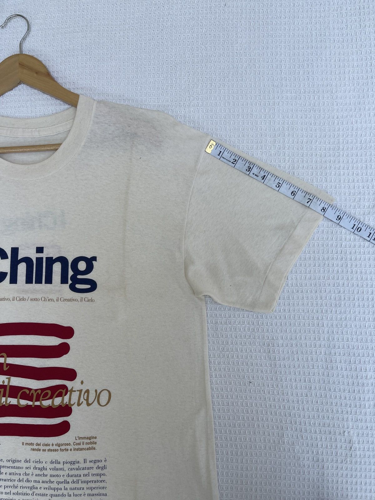 Vintage LastDrop🔥Rare🔥Vtg90s Parole De Cotone Italy Designer T-Shirt Size US L / EU 52-54 / 3 - 12 Thumbnail