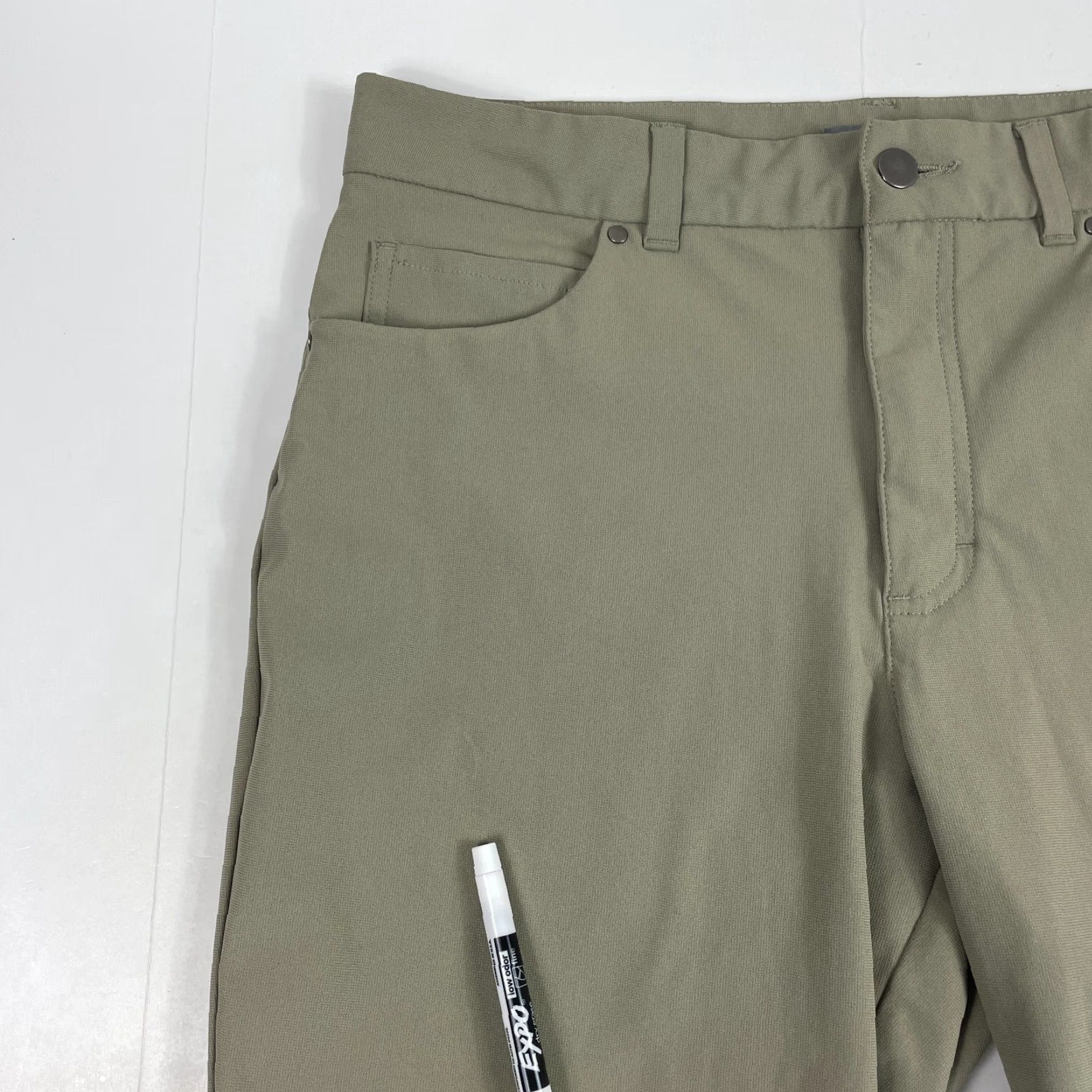 Vintage VRST Pants Mens 32 x 30 Green Golf Tapered Leg Stretch Preppy Dress Pants Slim 5-Pocket Vintage? Size US 32 / EU 48 - 6 Thumbnail