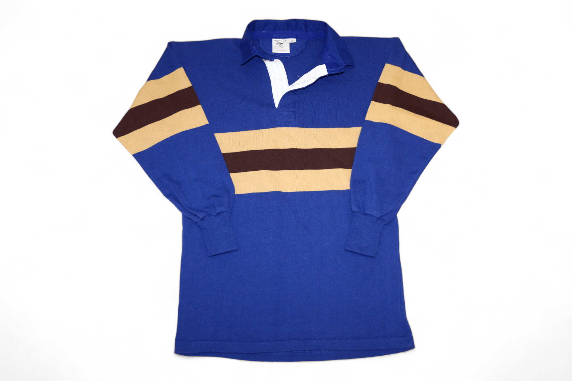 Other UK VTG 80's PEVERIL Retro Striped Rugby Shirt sz.38'' Size US M / EU 48-50 / 2 - 1 Thumbnail