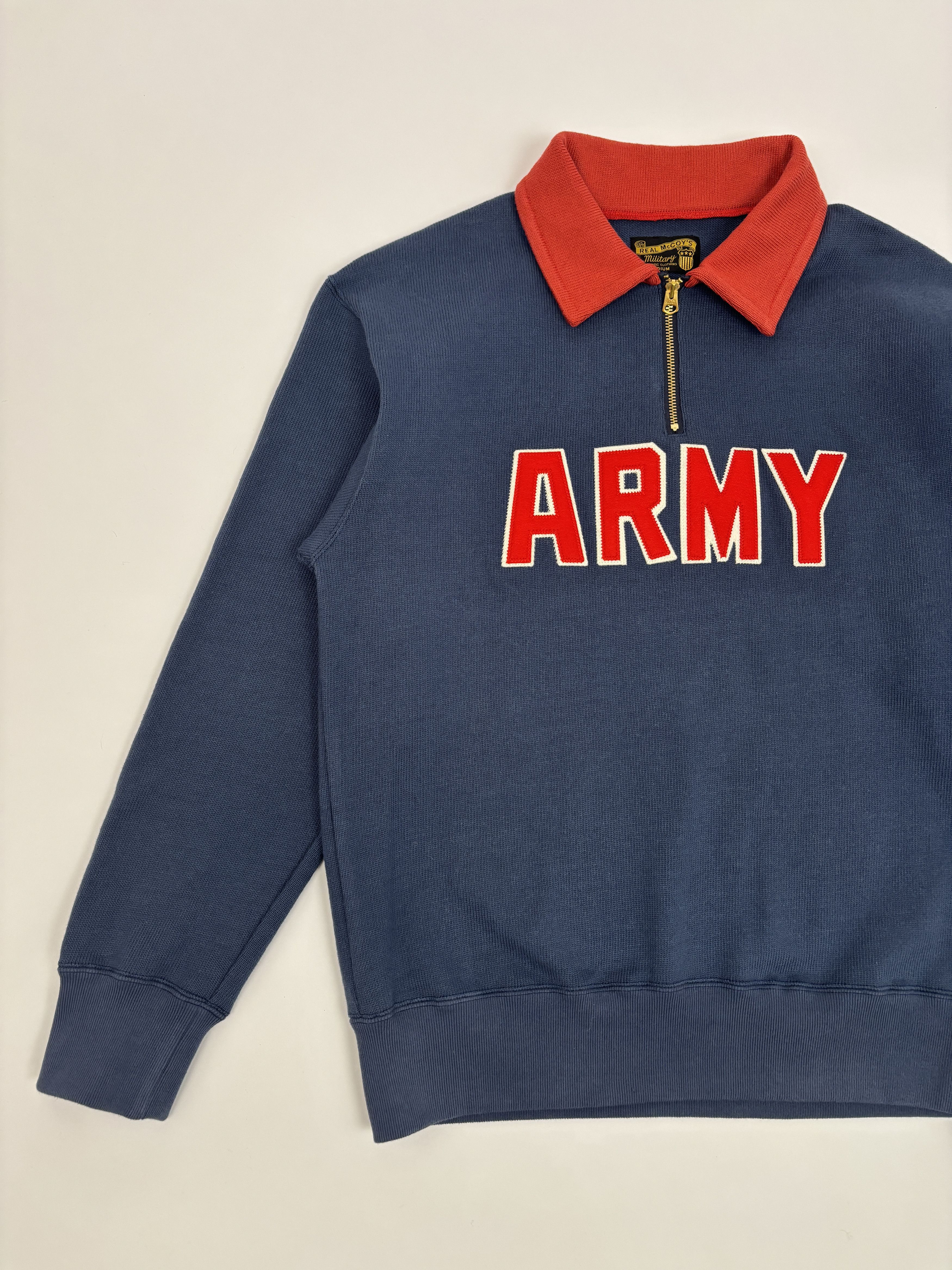 The Real McCoy's Real McCoy’s Athletic Half-Zip Jersey Army Size US M / EU 48-50 / 2 - 3 Thumbnail