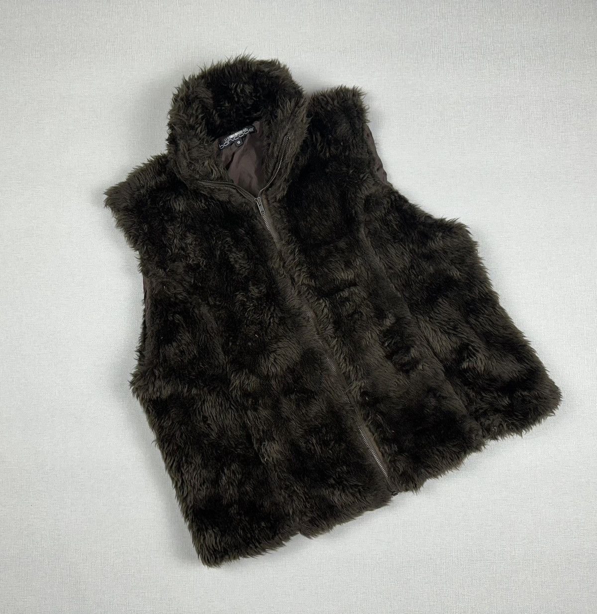 Vintage Vintage Bar Code Fur Vest Rare Jacket women’s size UK 18 Size XL / US 12-14 / IT 48-50 - 4 Thumbnail