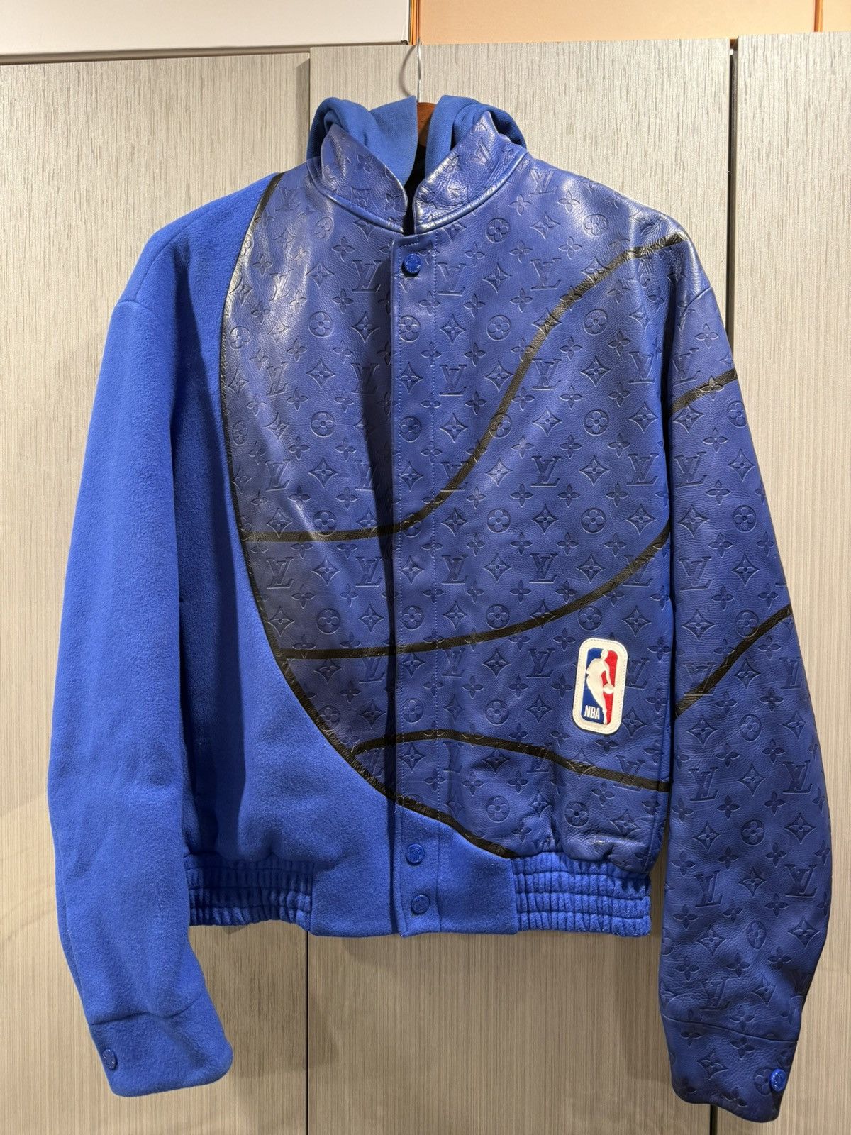 Louis Vuitton Louis Vuitton NBA Mix Leather Monogram Jacket Size US M / EU 48-50 / 2 - 1 Thumbnail