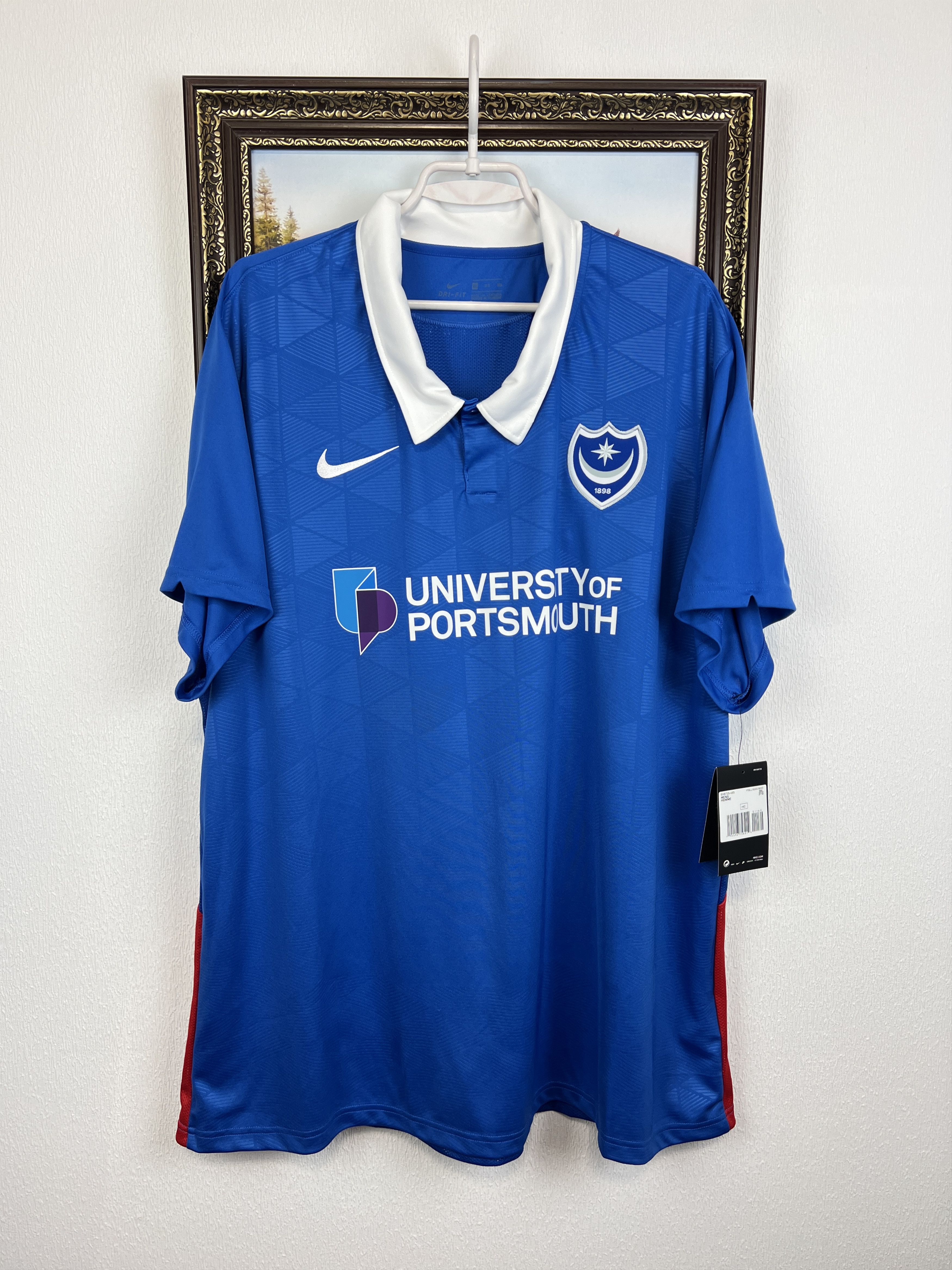Nike Portsmouth Home football shirt 2020 Soccer Jersey Trikot 3XL Size US XXL / EU 58 / 5 - 1 Thumbnail