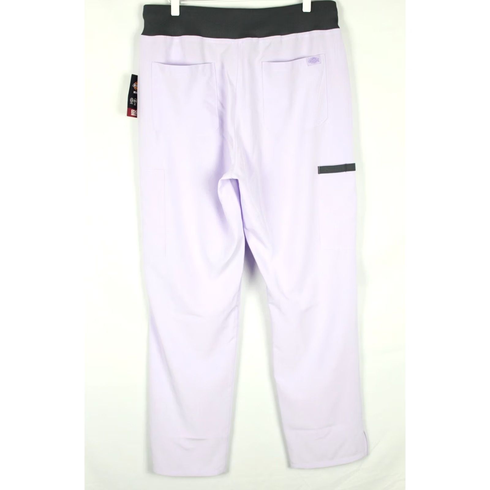 Dickies Dickies Women's Scrub Pants L x 30 Natural Rise Tapered Leg Pull On EDS Medical Purple Size 36" / US 14 / IT 50 - 2 Thumbnail