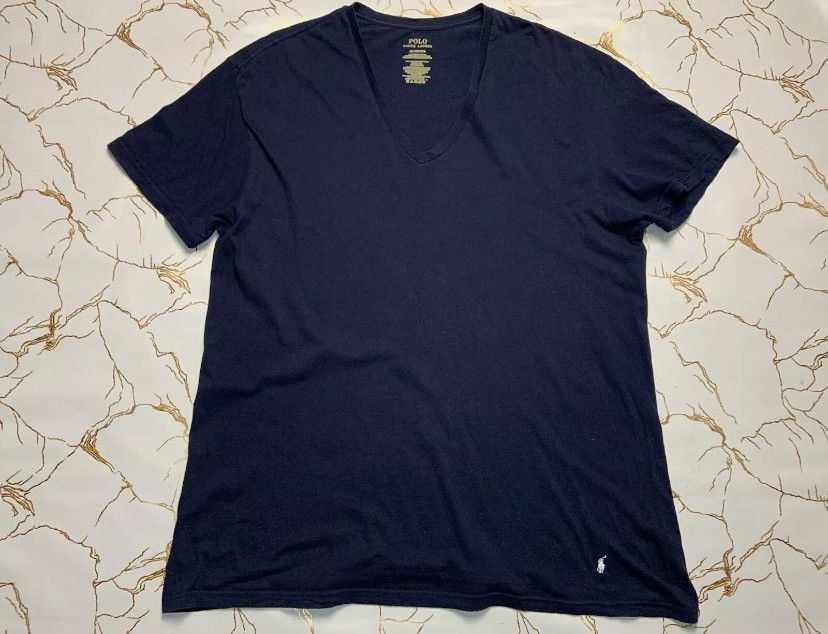 Polo Ralph Lauren × Ralph Lauren Polo Ralph Lauren Men Blue T-Shirt Size 2XL Good Condition Size US XXL / EU 58 / 5 - 1 Thumbnail