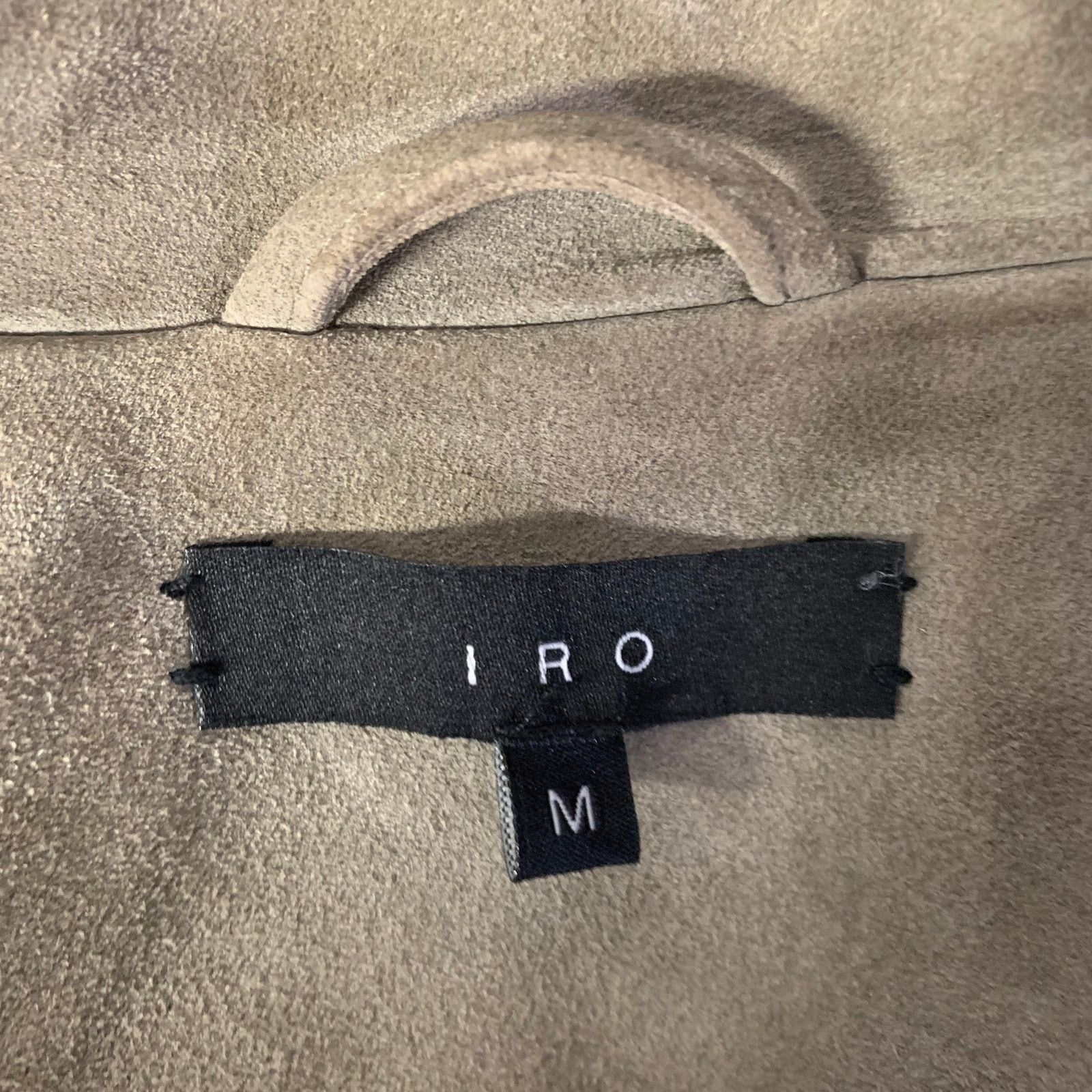 Iro IRO Size M Beige Leather Motorcycle Jacket Size US M / EU 48-50 / 2 - 6 Thumbnail