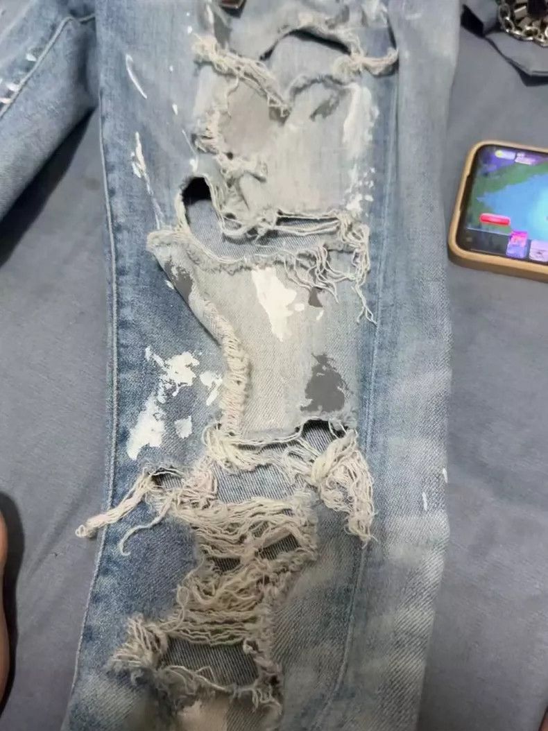 Amiri Amiri Blue Diamond jeans Size US 30 / EU 46 - 6 Thumbnail