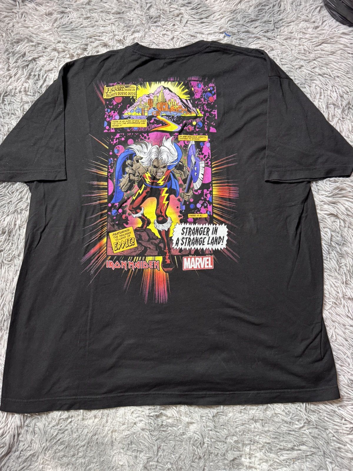 Iron Maiden Iron Maiden x Marvel Stranger In A Strange Land Size US XXL / EU 58 / 5 - 5 Thumbnail