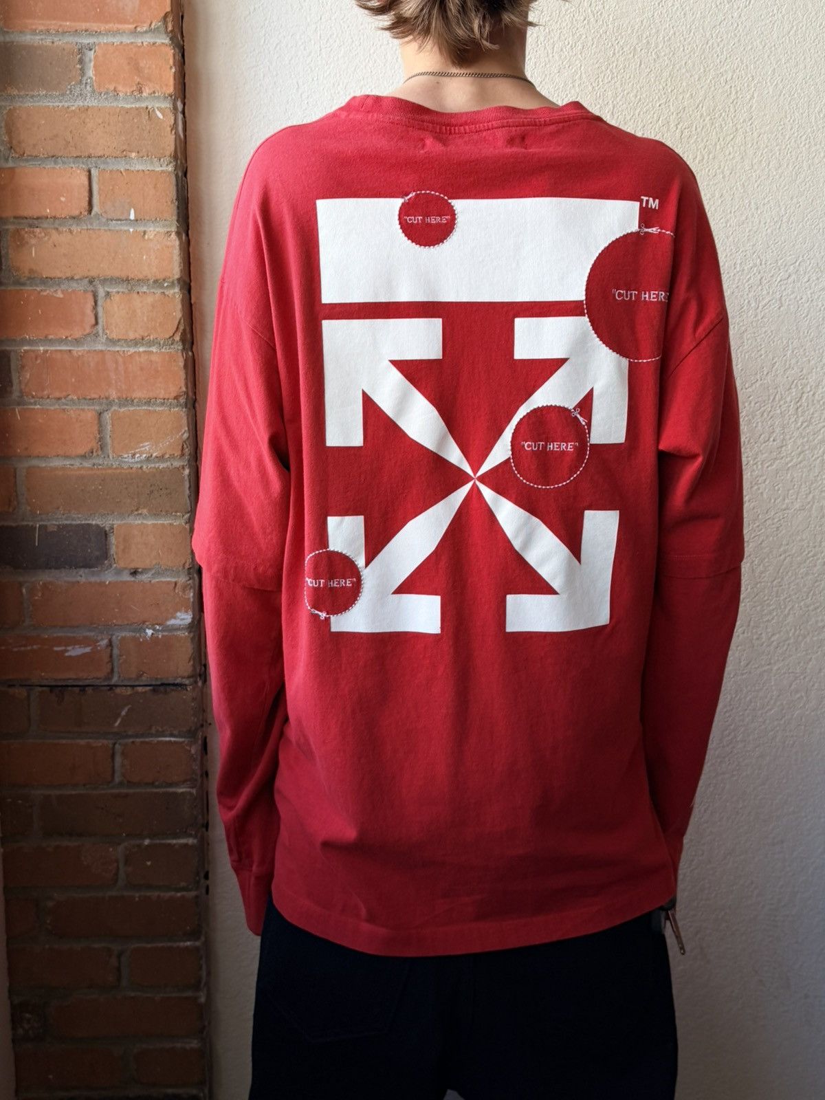 Off-White Off-White Layered Long Sleeve T-Shirt Size US L / EU 52-54 / 3 - 3 Thumbnail