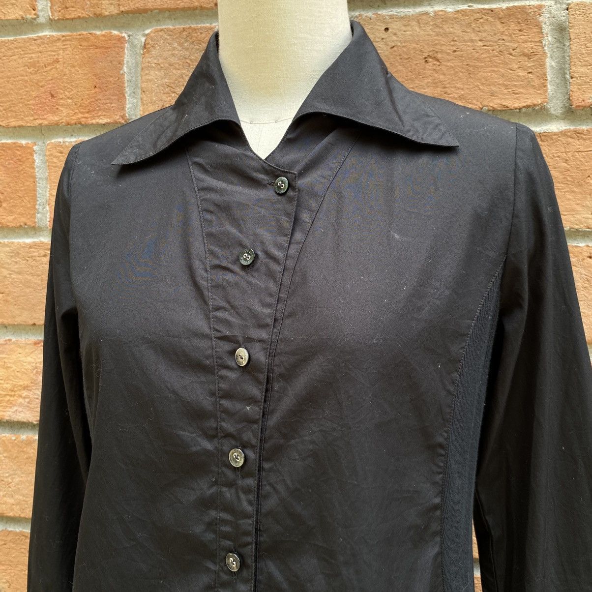 Trunk Ltd TRUNK Black Long-Sleeve Collared Shirt Size XS / US 0-2 / IT 36-38 - 9 Thumbnail
