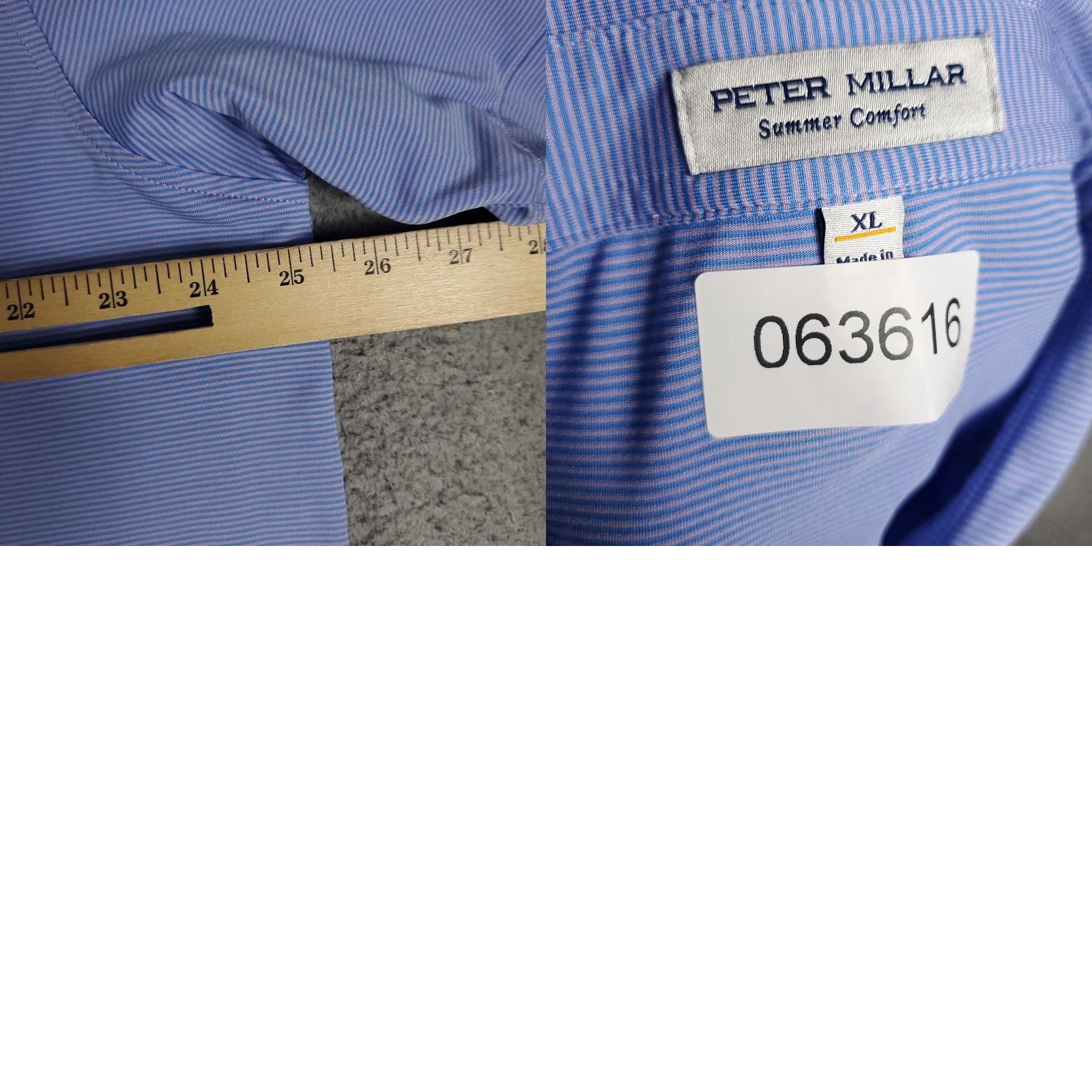 Peter Millar Peter Millar Polo Shirt Mens XL Pink Striped Short Sleeve Button Collared Golf Casual Brand Activewear Modern Preppy Sports Mens XL Pink Size US XL / EU 56 / 4 - 8 Thumbnail