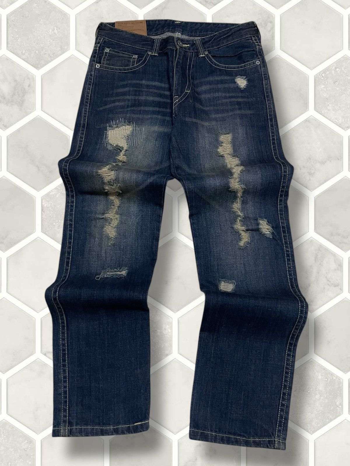 Hysteric Glamour Vintage Rare Designer Japan Beams Distressed Grunge Denim Size US 30 / EU 46 - 1 Thumbnail