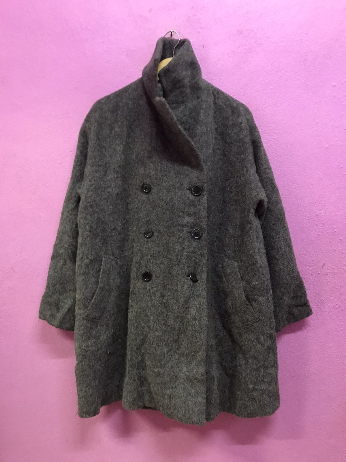 Issey Miyake Sunao Kuwahara Wool Issey Miyake Long Jackets Size US L / EU 52-54 / 3 - 1 Thumbnail