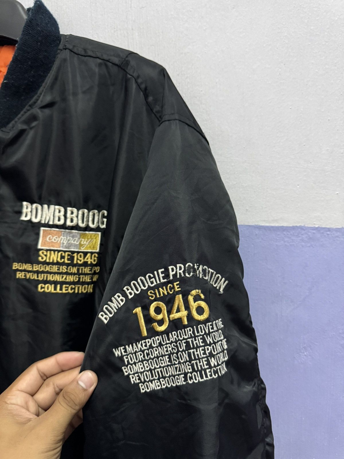 Alpha Industries Bomb Boogies x Alpha Type CWU-36/P MA-1 Bomber Jacket Size US XL / EU 56 / 4 - 4 Thumbnail