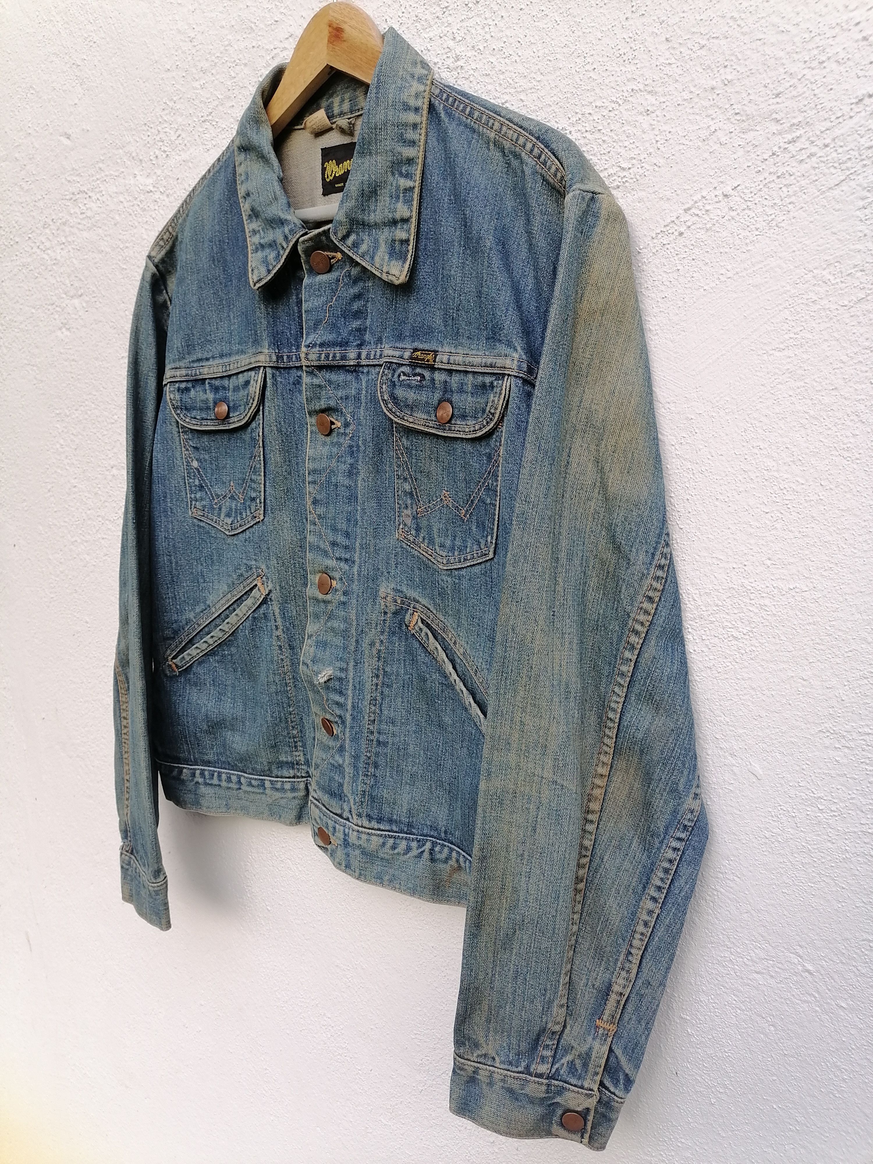 Vintage × Wrangler Vintage Wrangler Denim Jackets Size US M / EU 48-50 / 2 - 2 Thumbnail