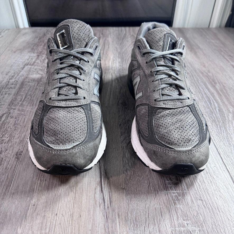 New Balance NEW BALANCE • 990 V5 "MiUSA Grey White" (13M) Size US 13 / EU 46 - 4 Thumbnail