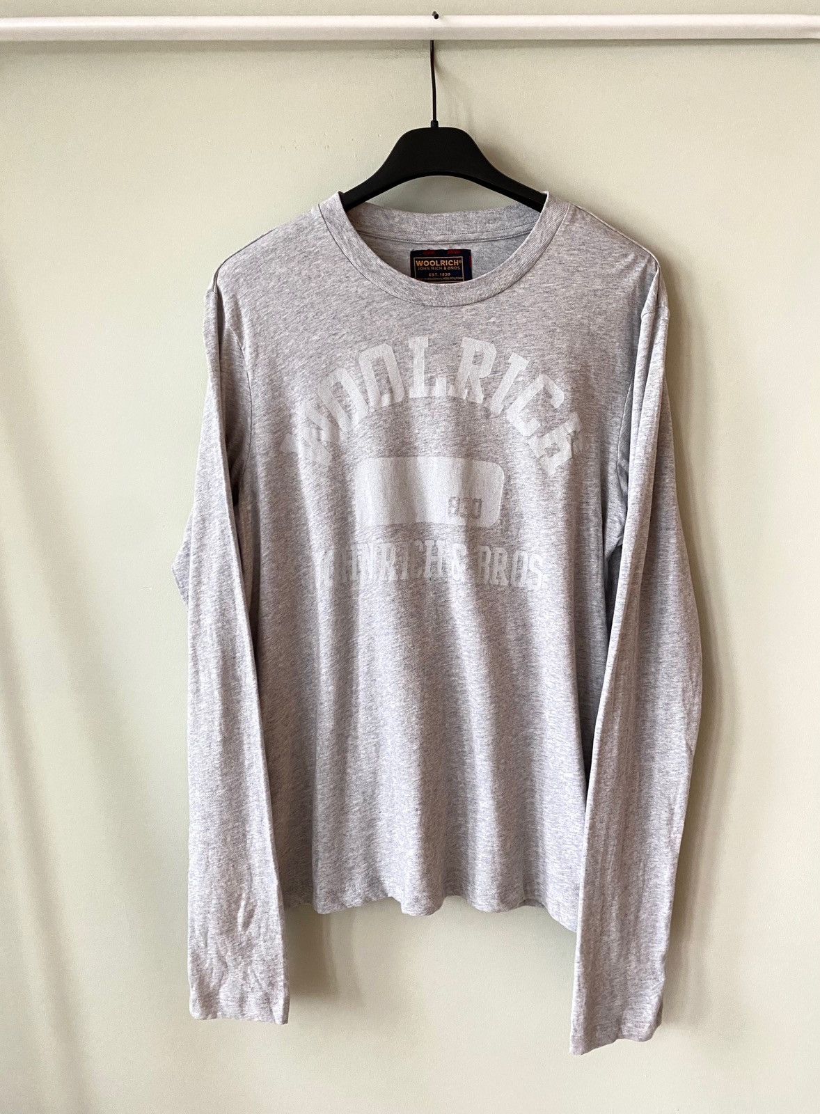 Woolrich Woolen Mills Woolrich John rich & Bros brandlogo long sleeve t shirt Size US M / EU 48-50 / 2 - 1 Thumbnail