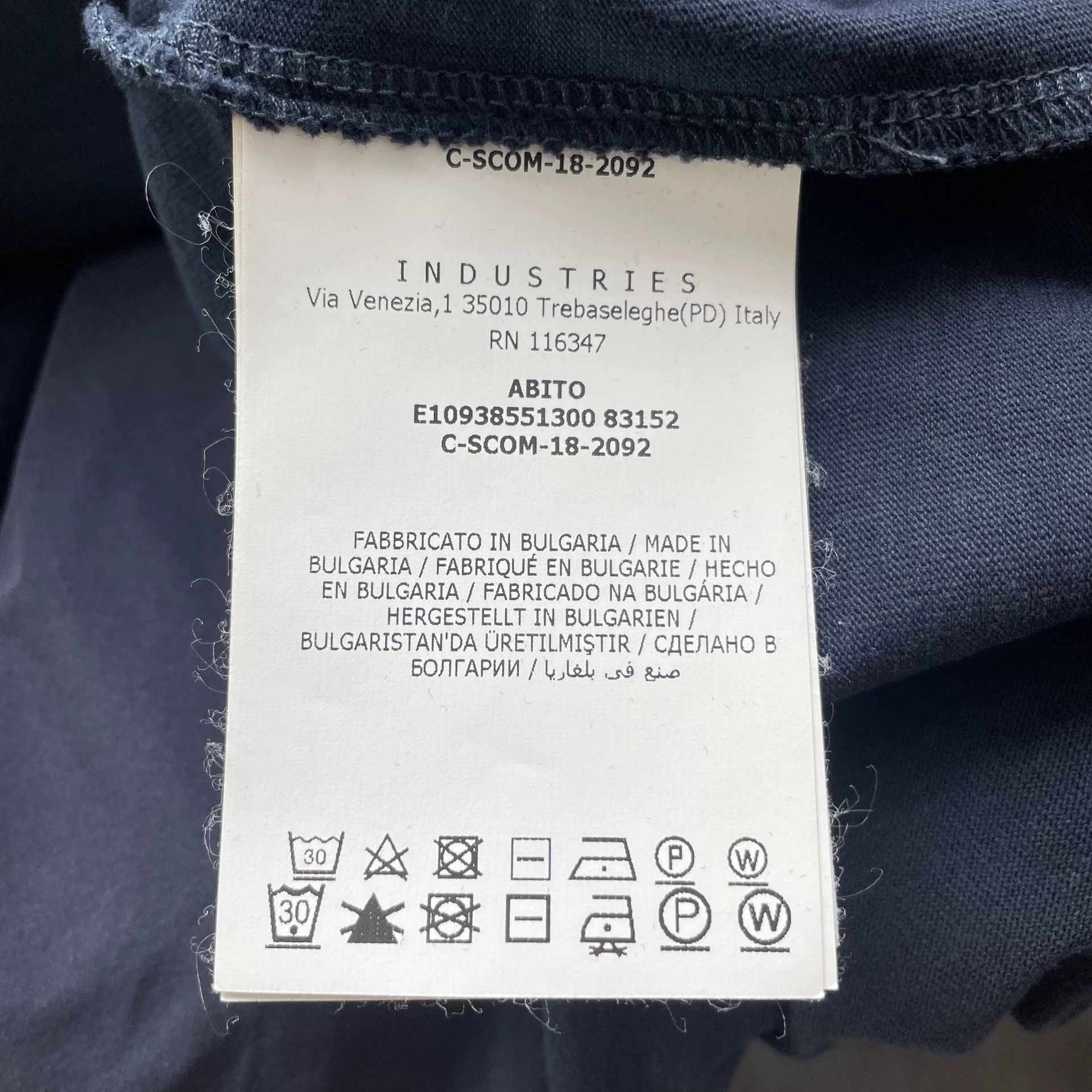 Moncler Moncler Embroidered Logo Colorblock Dress Navy XS 99 New Size XS / US 0-2 / IT 36-38 - 8 Thumbnail