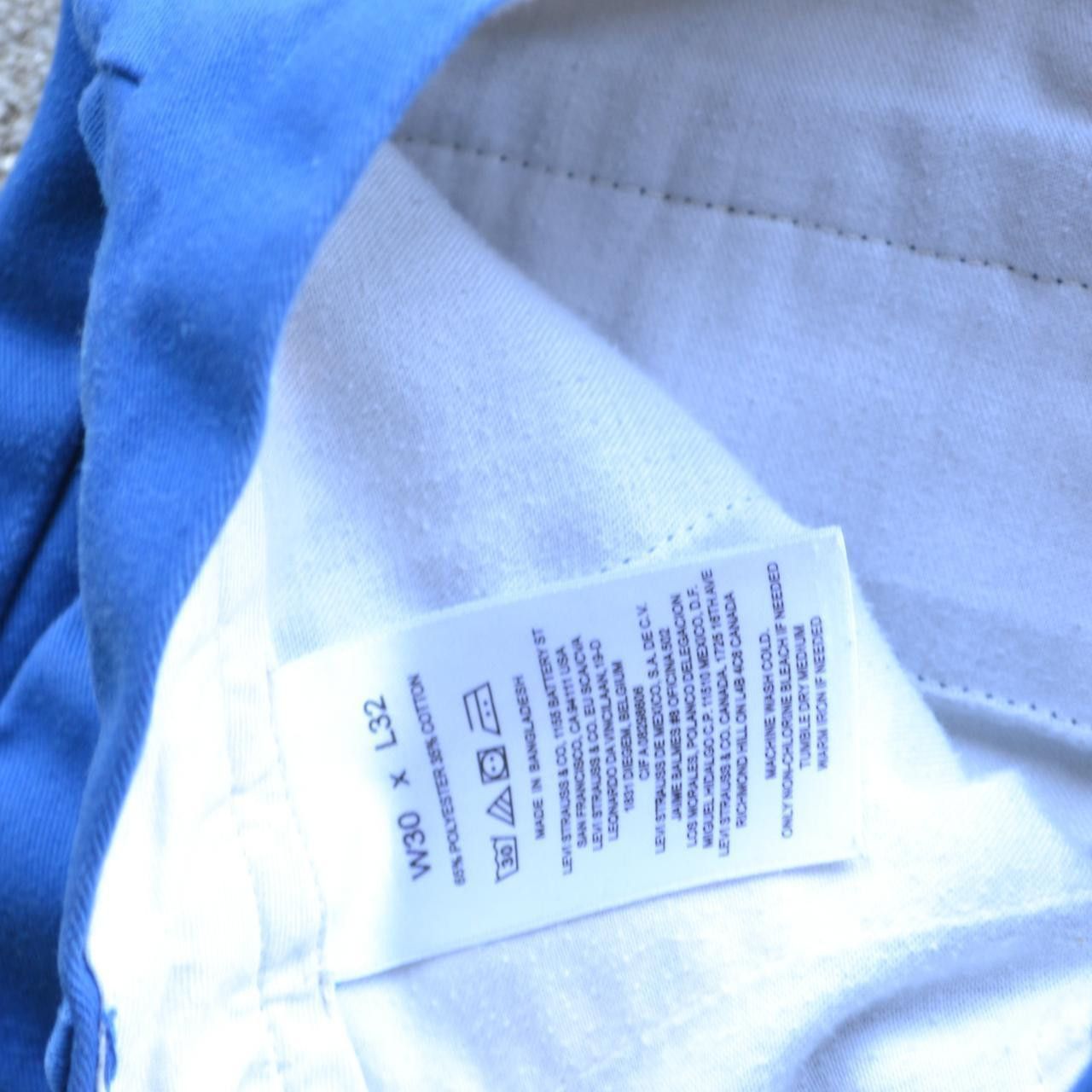 Levi's Levi Strauss blue 511 pants size 30 Size US 30 / EU 46 - 4 Thumbnail