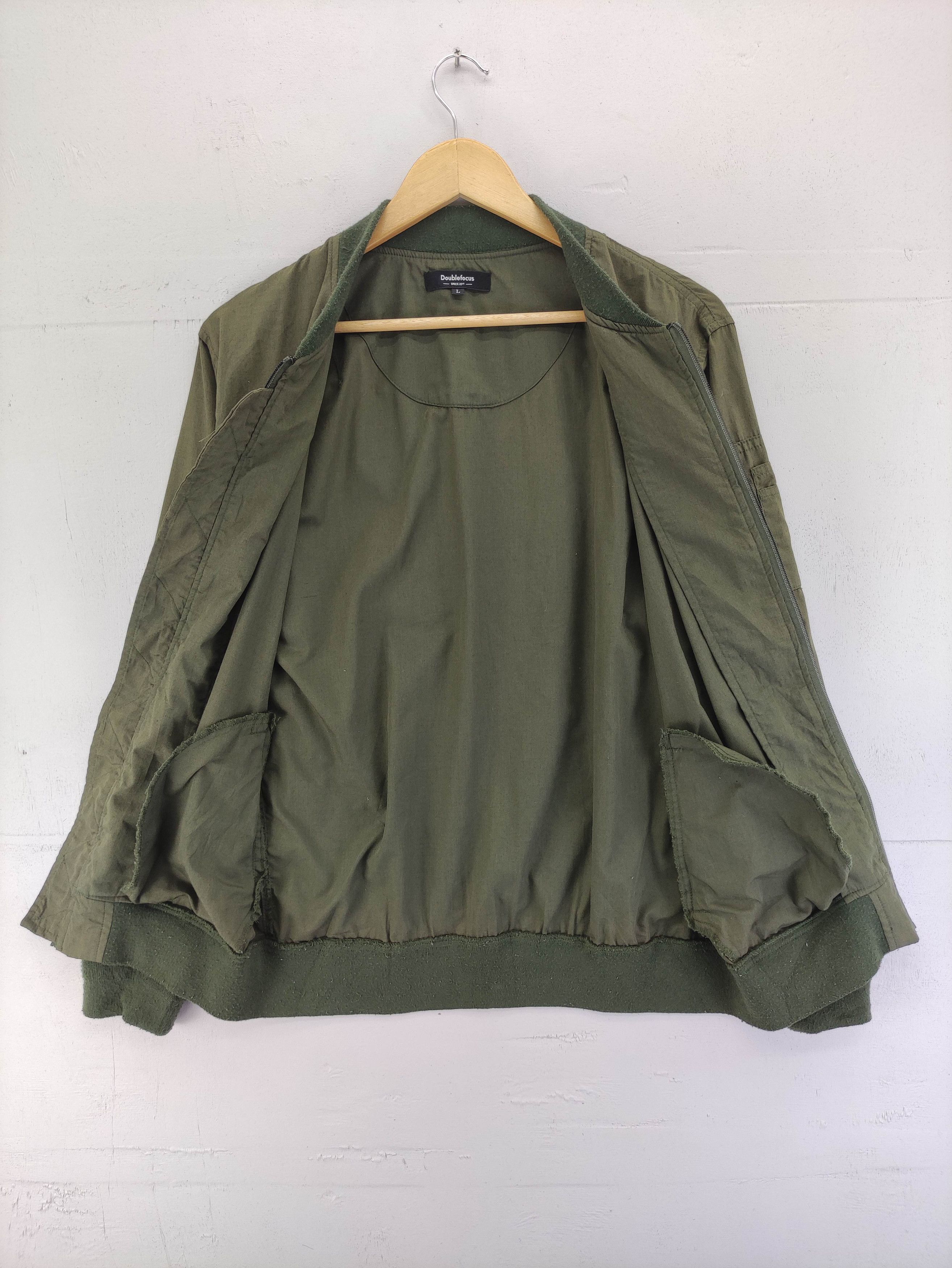 Japanese Brand Double Focus Bomber Jacket Thin Cloth Zipper Size US M / EU 48-50 / 2 - 3 Thumbnail