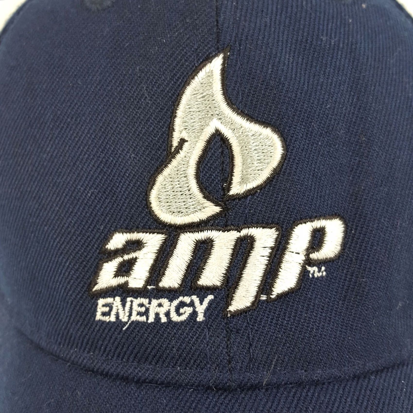 NASCAR VINTAGE NASCAR Hat Baseball Cap Retro Y2K Dale Earnhardt Jr Amp Energy Drink Snapback Blue Adjustable Men Size ONE SIZE - 4 Thumbnail