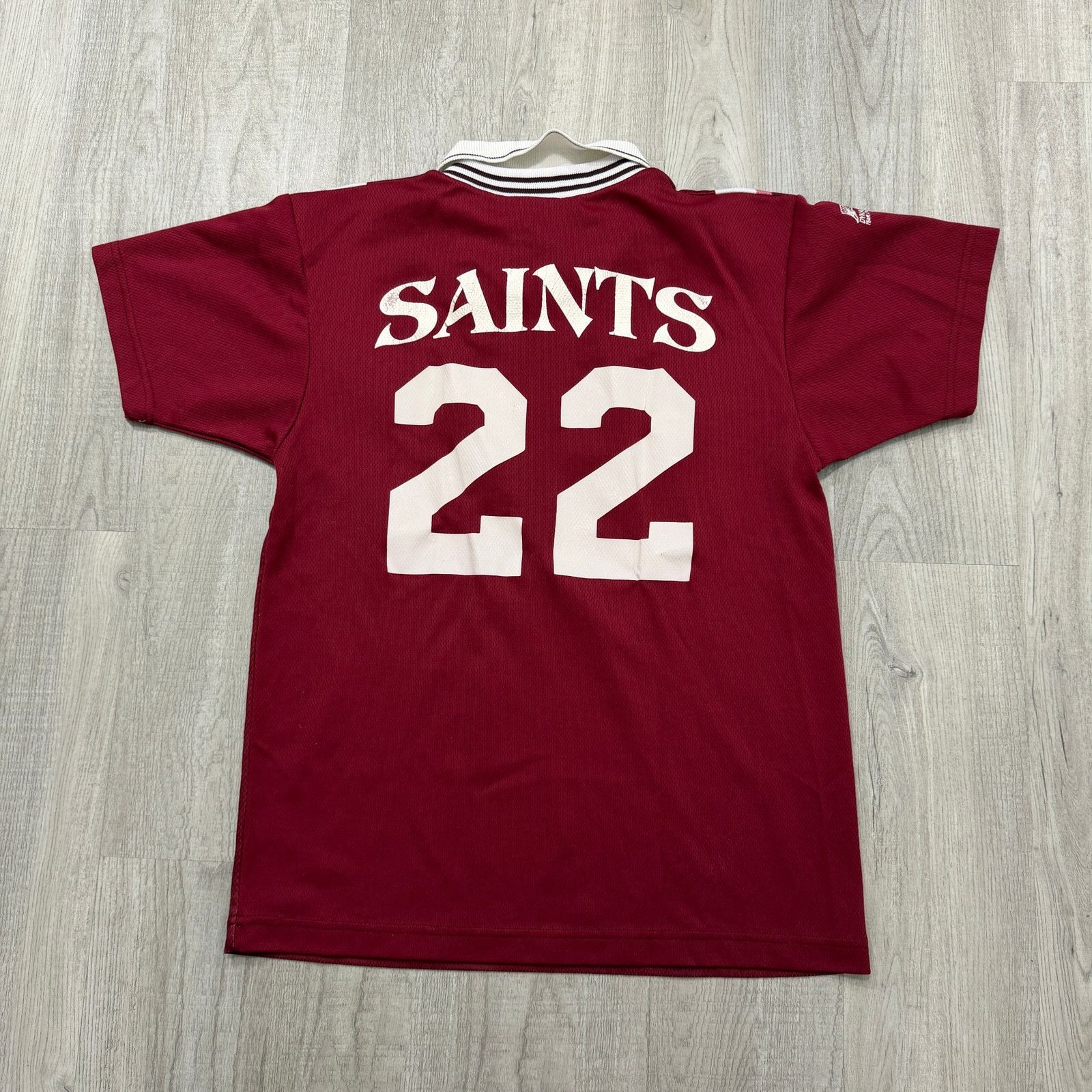 Vintage Vintage Dynamic Soccer Collared Jersey Small Red White 90s Size US S / EU 44-46 / 1 - 7 Thumbnail
